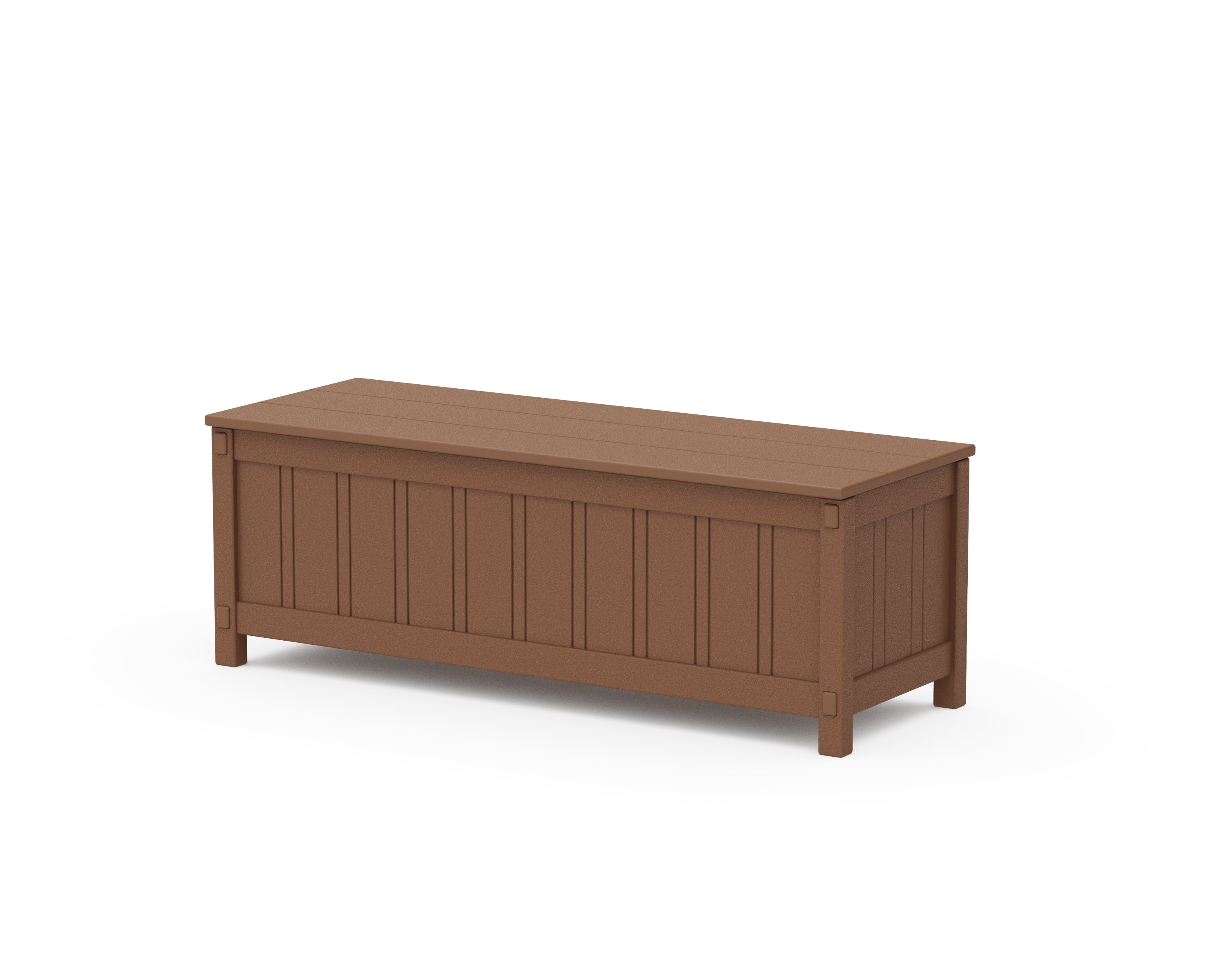 Martha Stewart by POLYWOOD® Acadia 48” Storage Bench in Teak