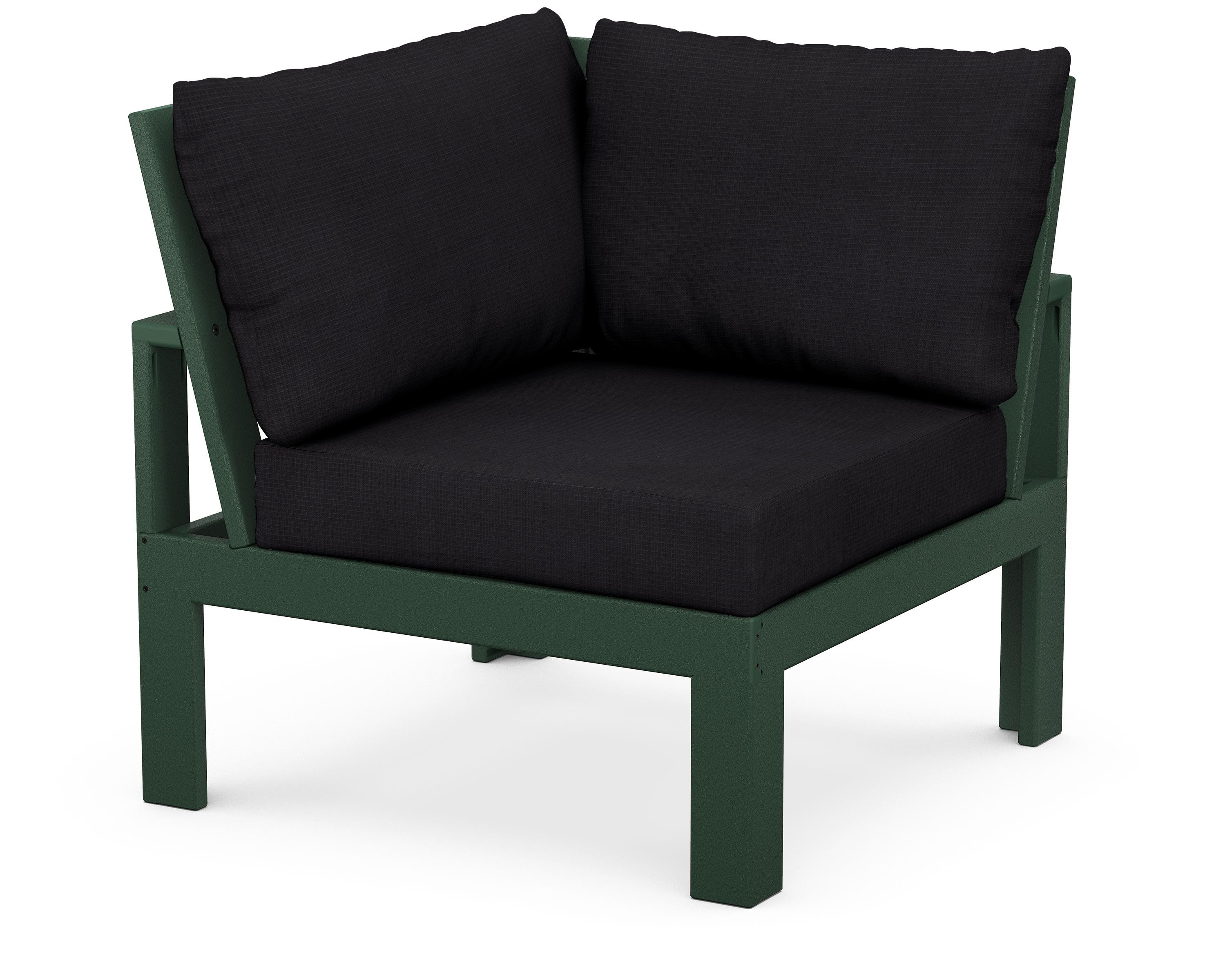 Unbranded Modular Corner Chair in Green / Midnight Linen