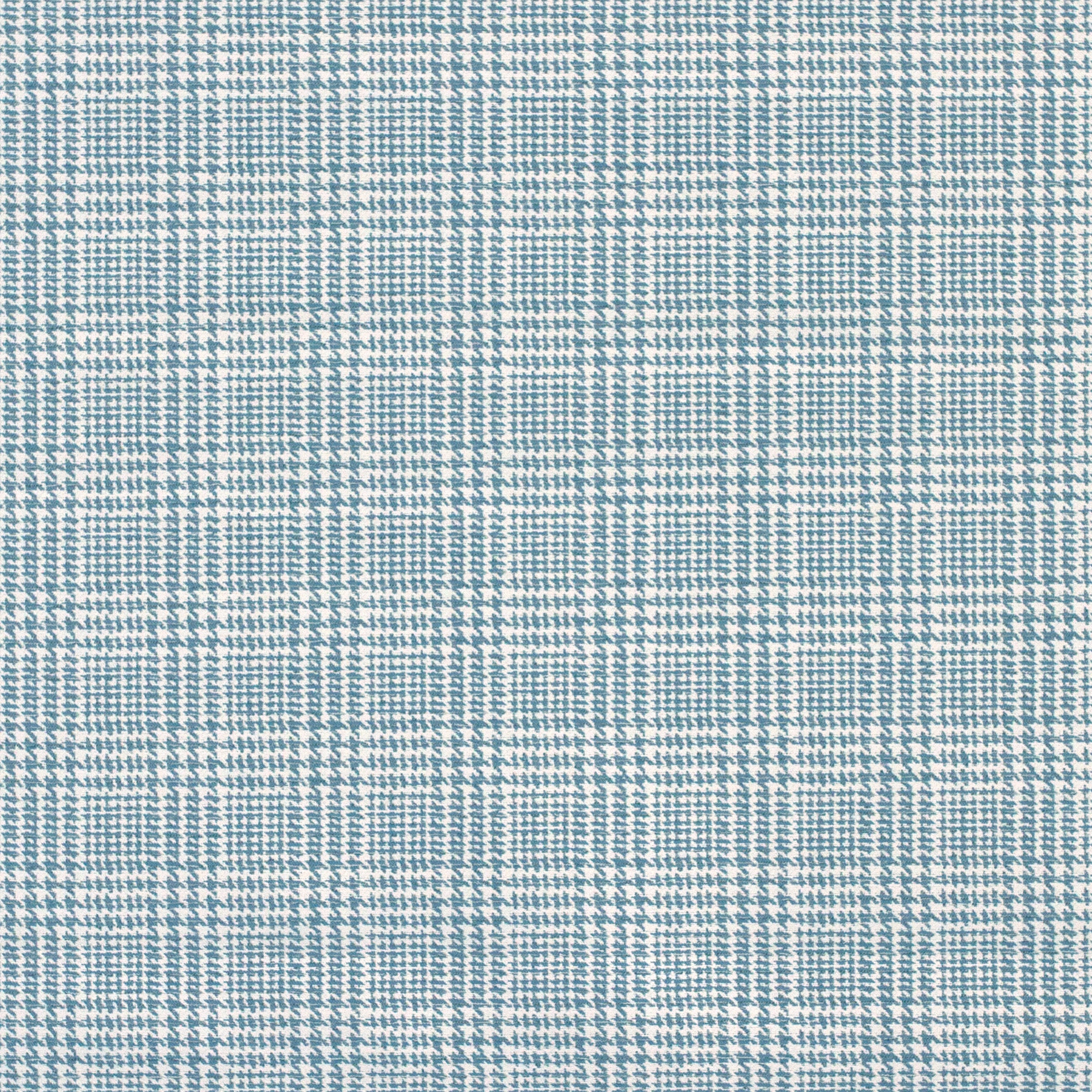 POLYWOOD® Club Ottoman Cushion in Houndstooth Sky Blue