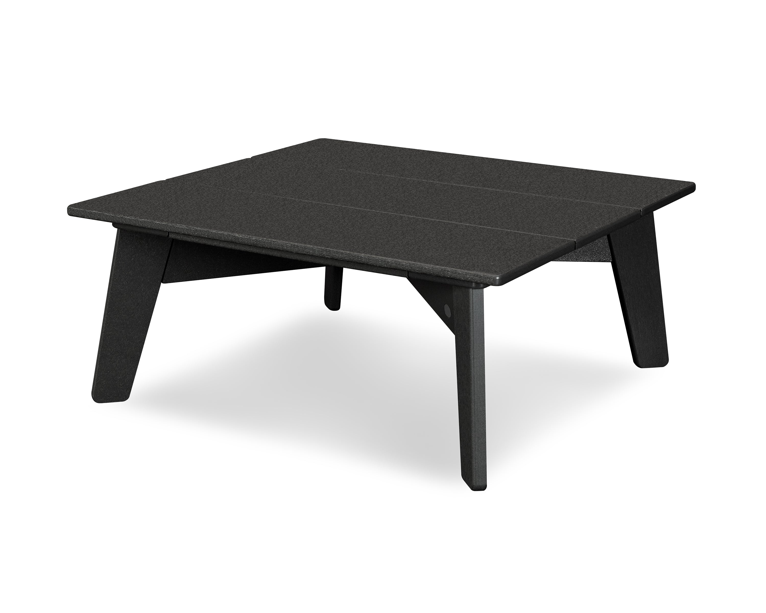 POLYWOOD® Riviera Modern Conversation Table in Black