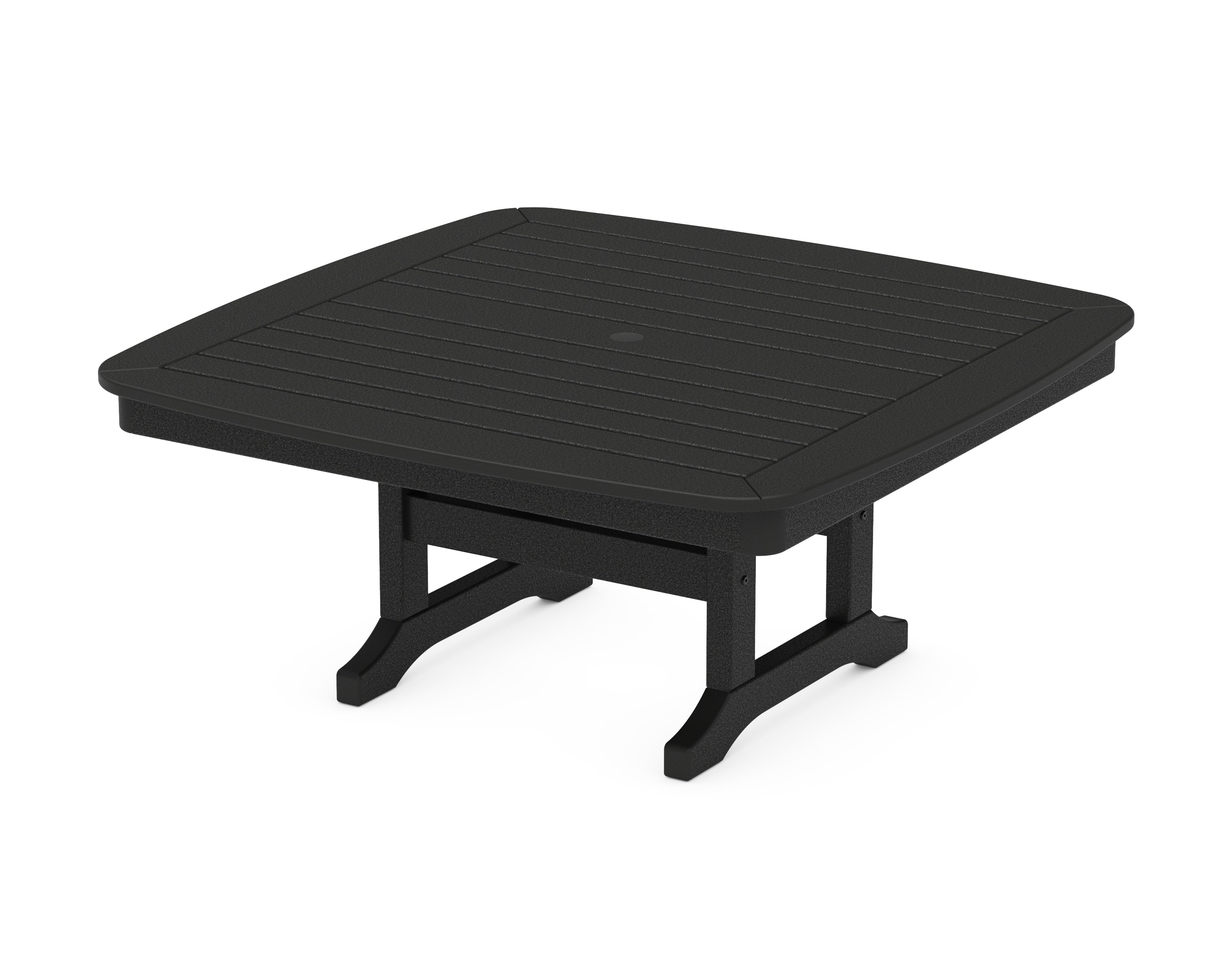 POLYWOOD® Nautical 44" Conversation Table in Black