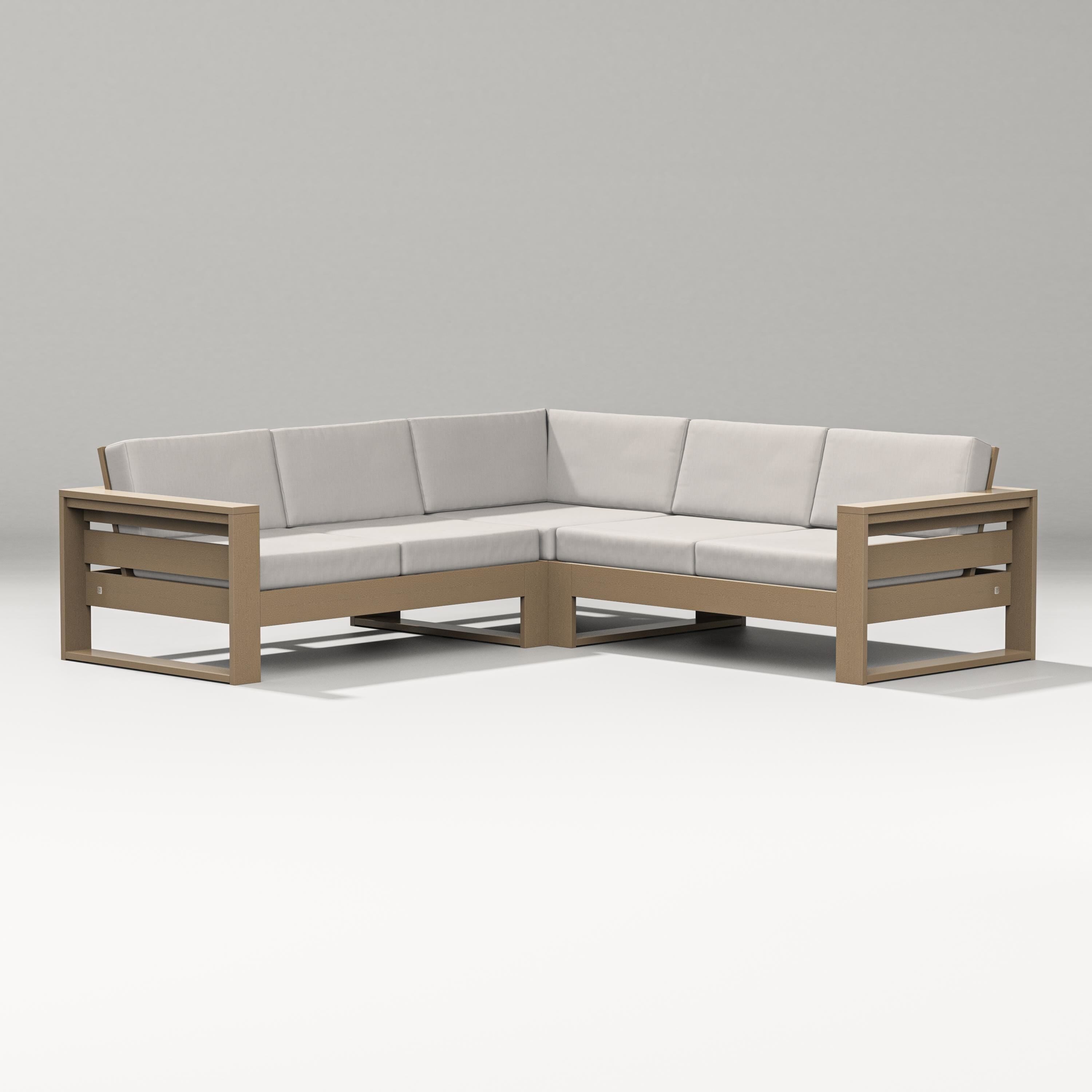 PW Designer Series Latitude Corner Sectional in Vintage Sahara / Cast Ash