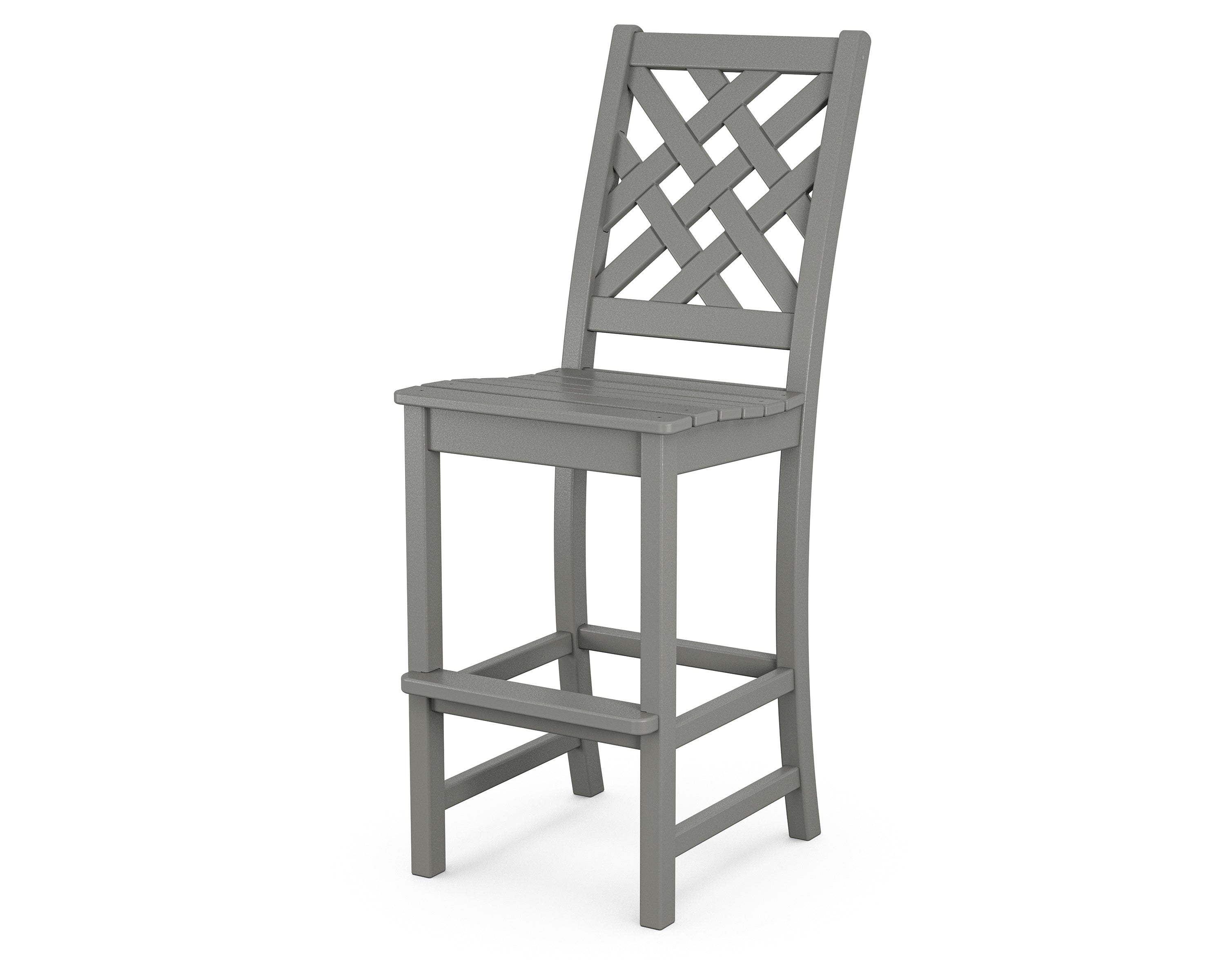 Country Living Wovendale Bar Side Chair in Slate Grey