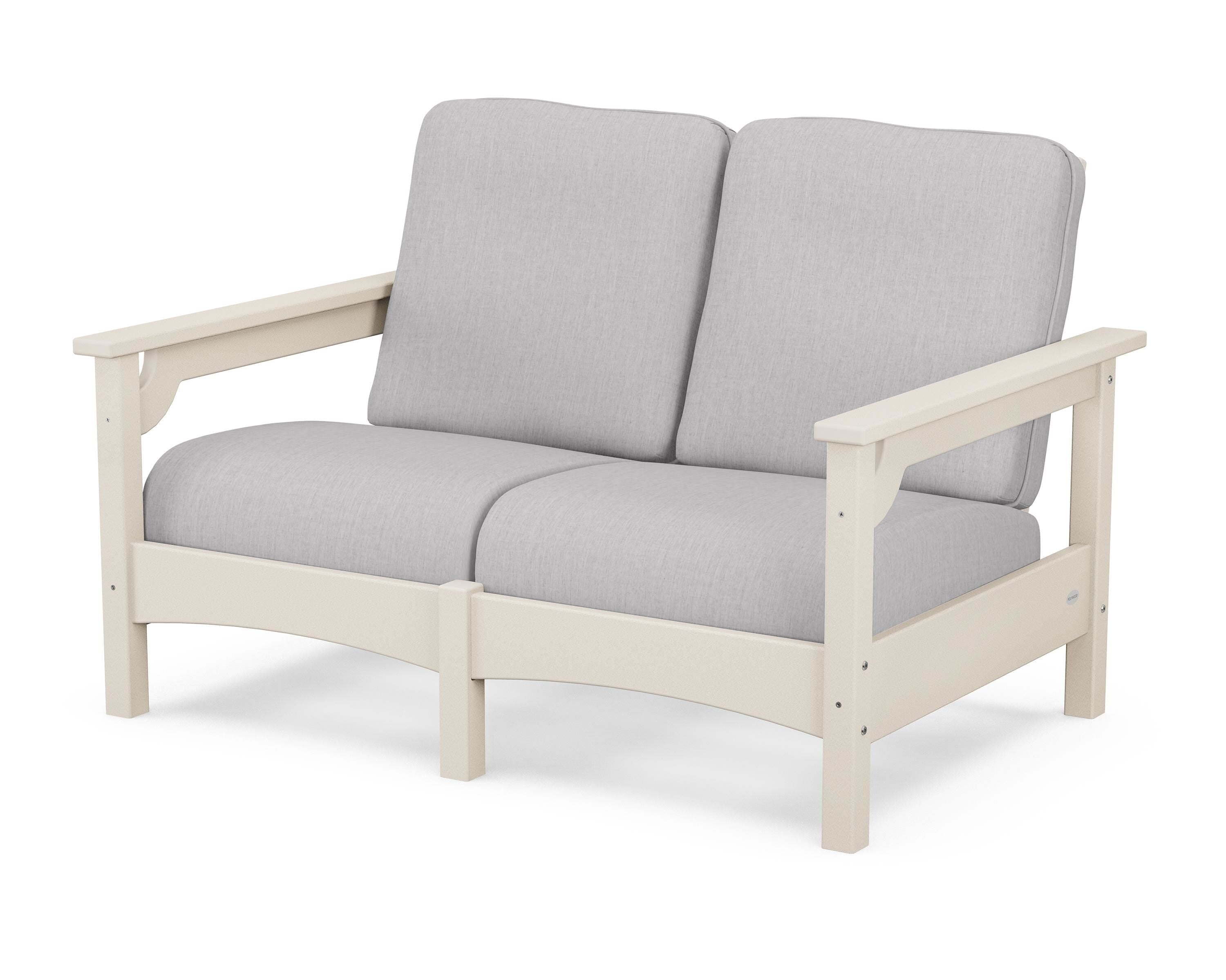 POLYWOOD® Club Loveseat in Sand / Granite