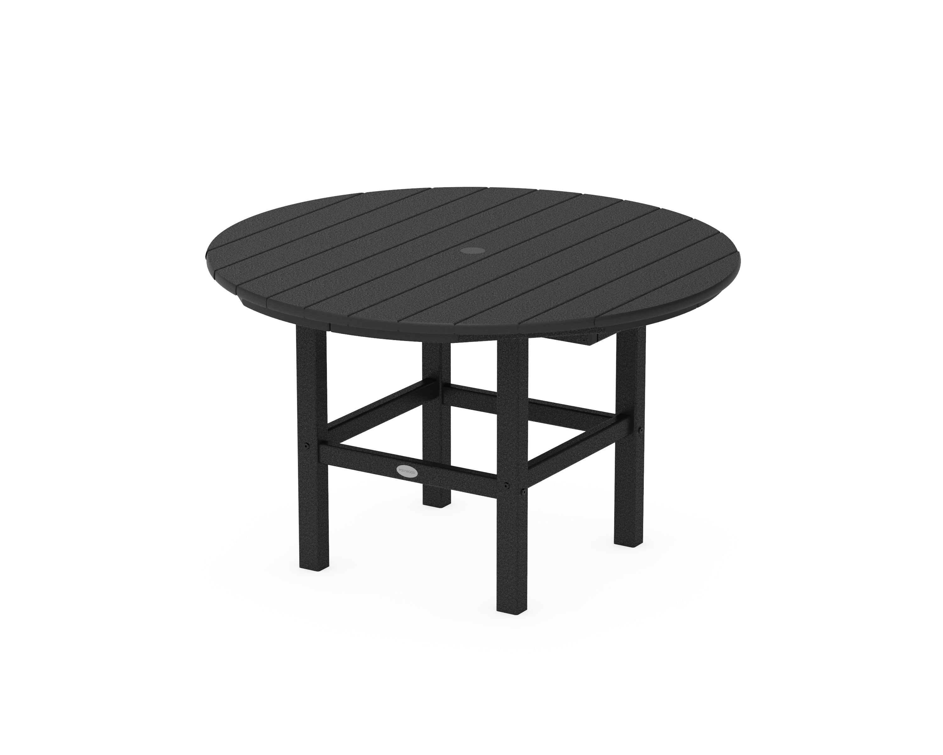 POLYWOOD® Kids 37" Dining Table in Black