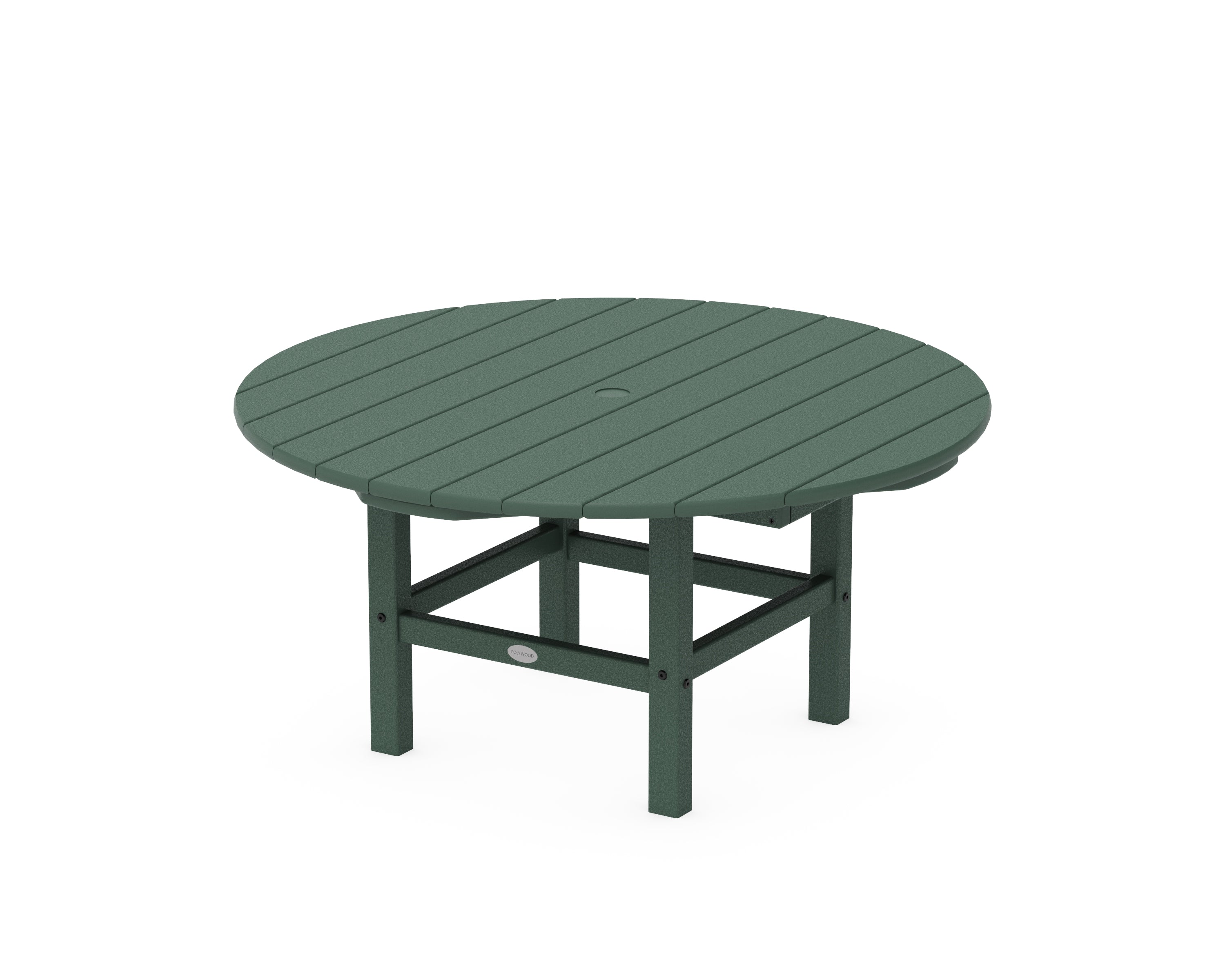 POLYWOOD® Round 37" Conversation Table in Green