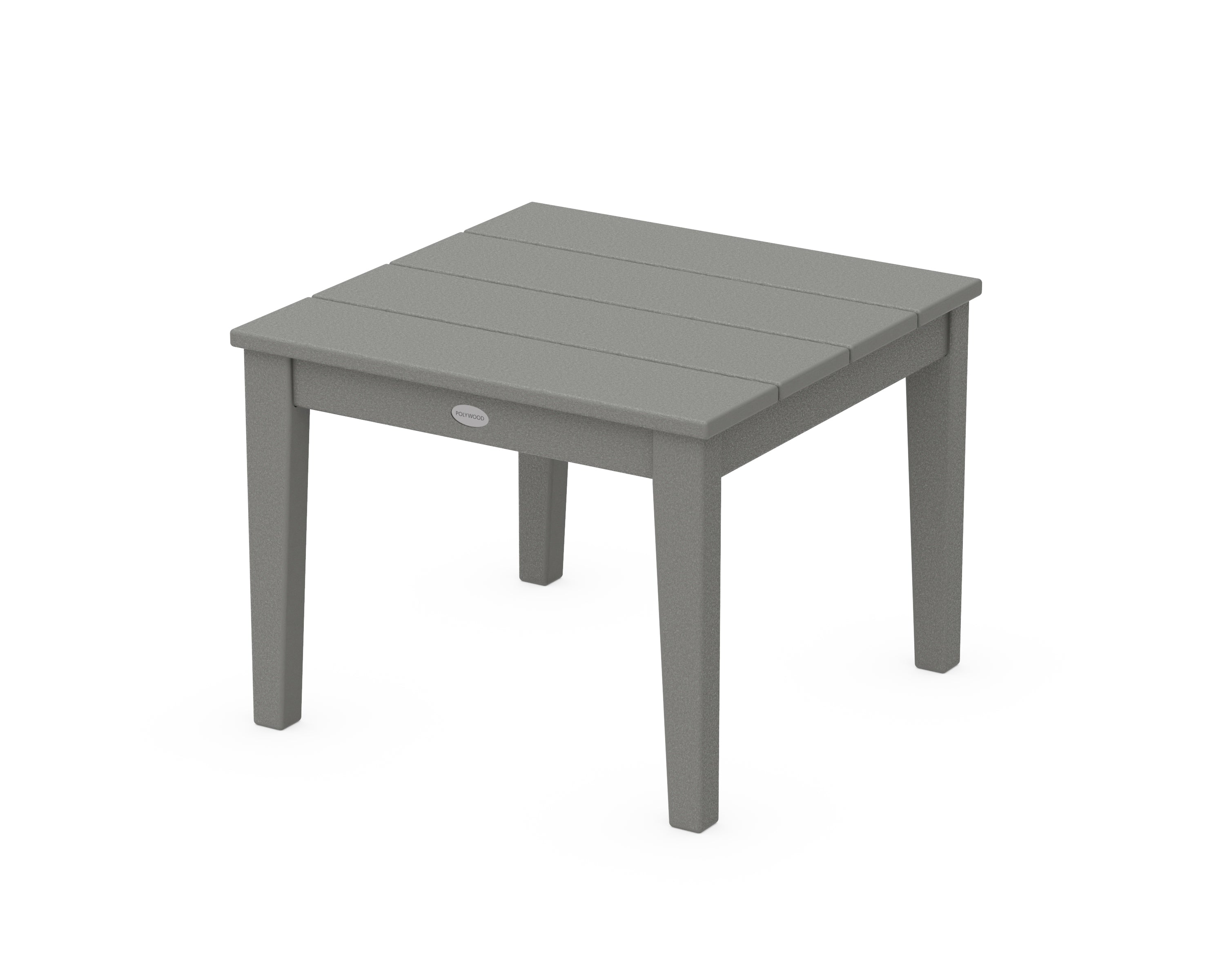 POLYWOOD® Newport 22" End Table in Slate Grey