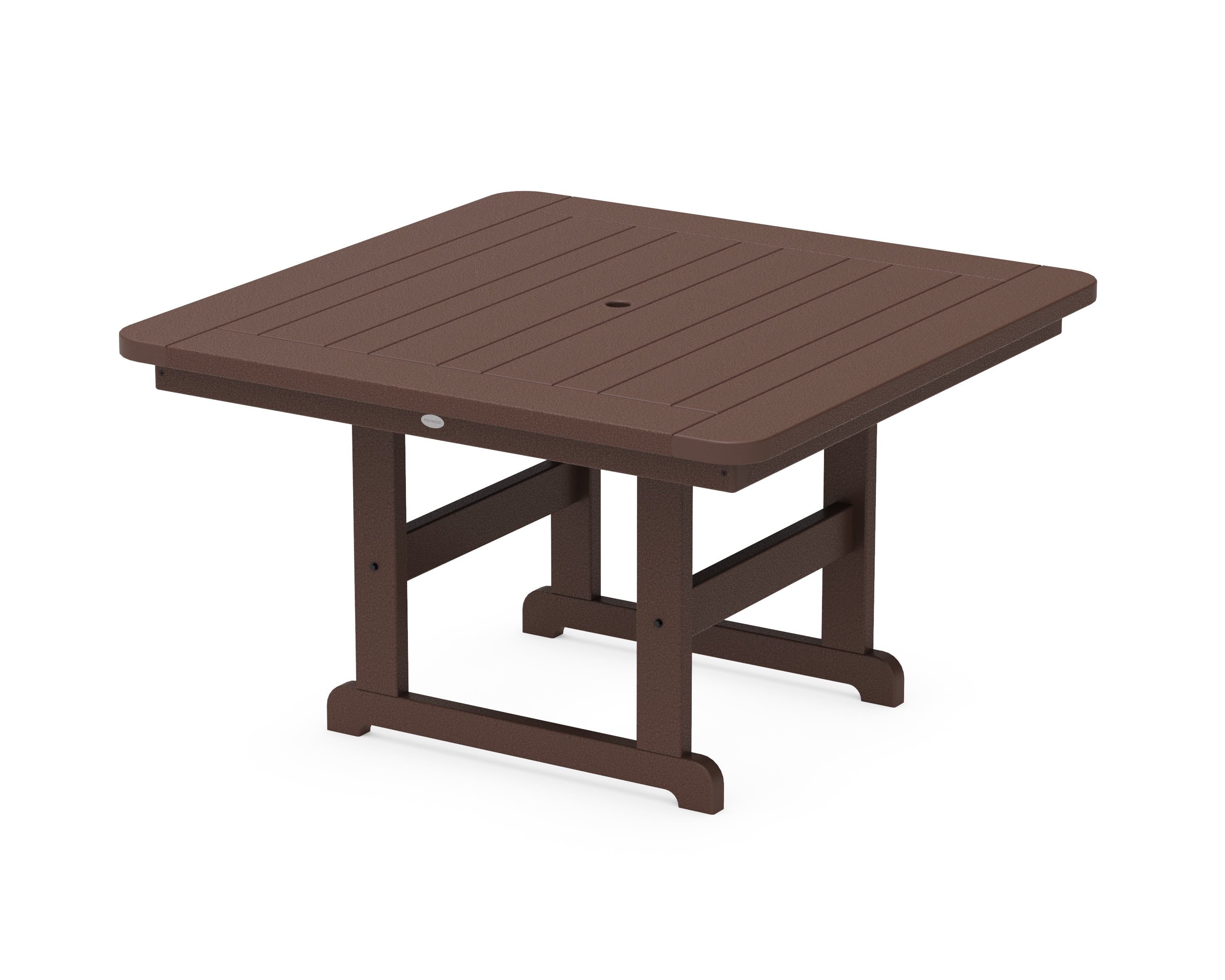 POLYWOOD® Park 48" Square Table in Mahogany