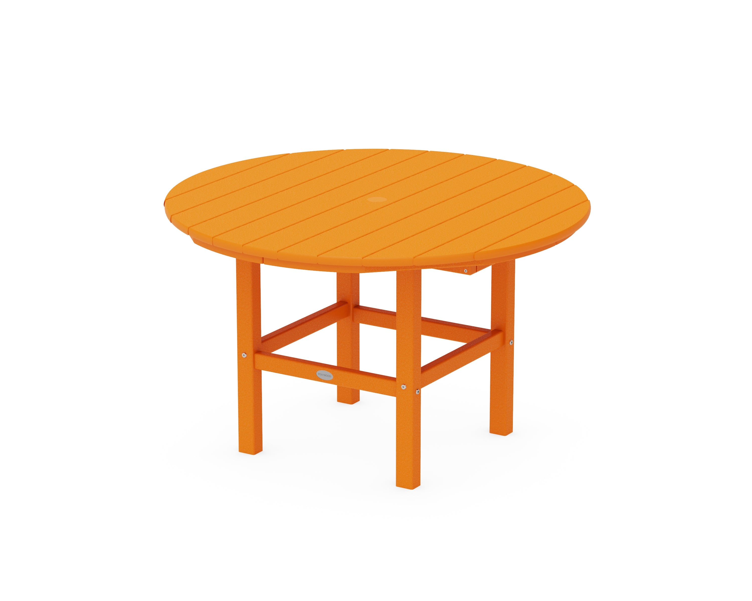 POLYWOOD® Kids 37" Dining Table in Tangerine