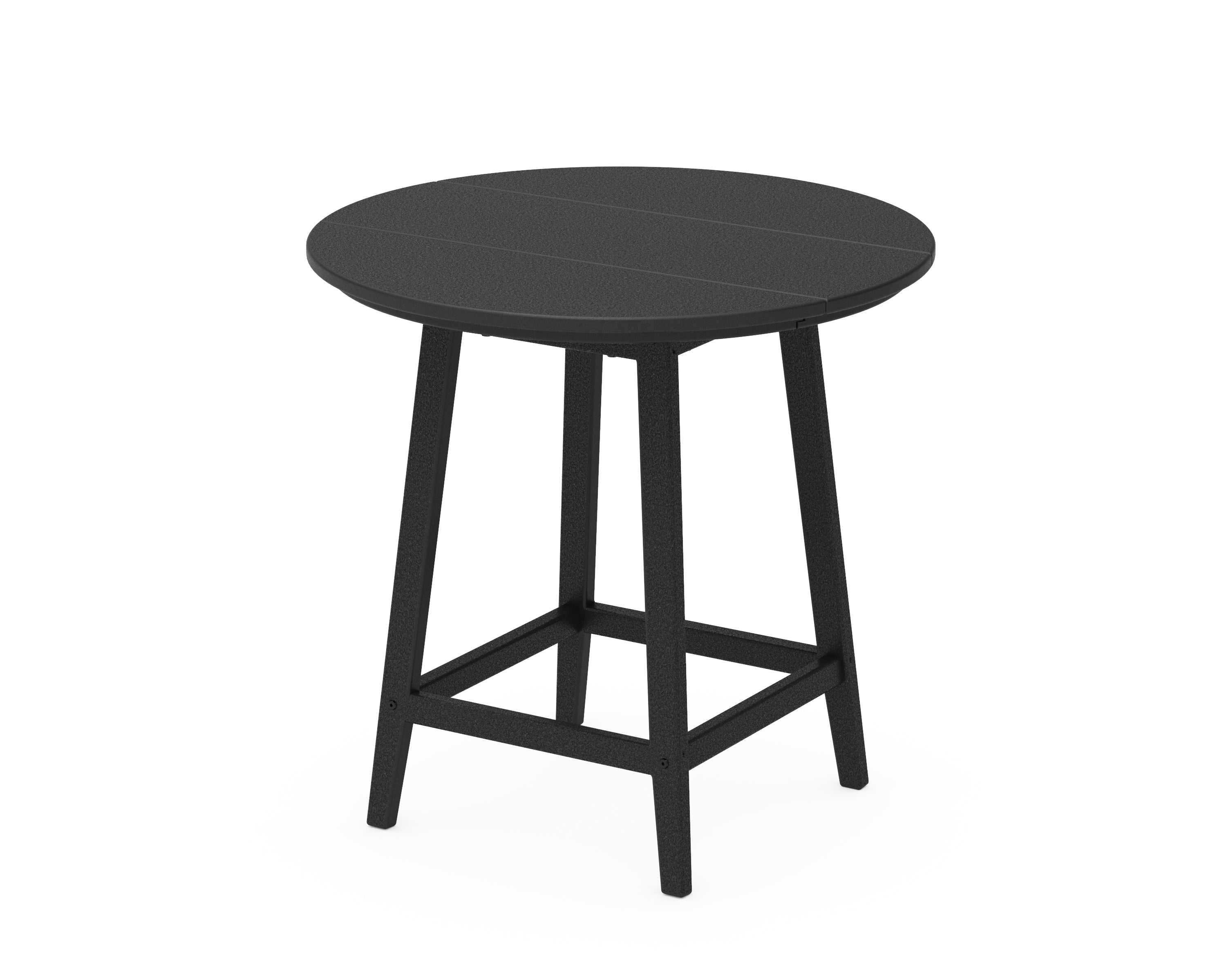POLYWOOD® Studio 30" Round Bistro Table in Black