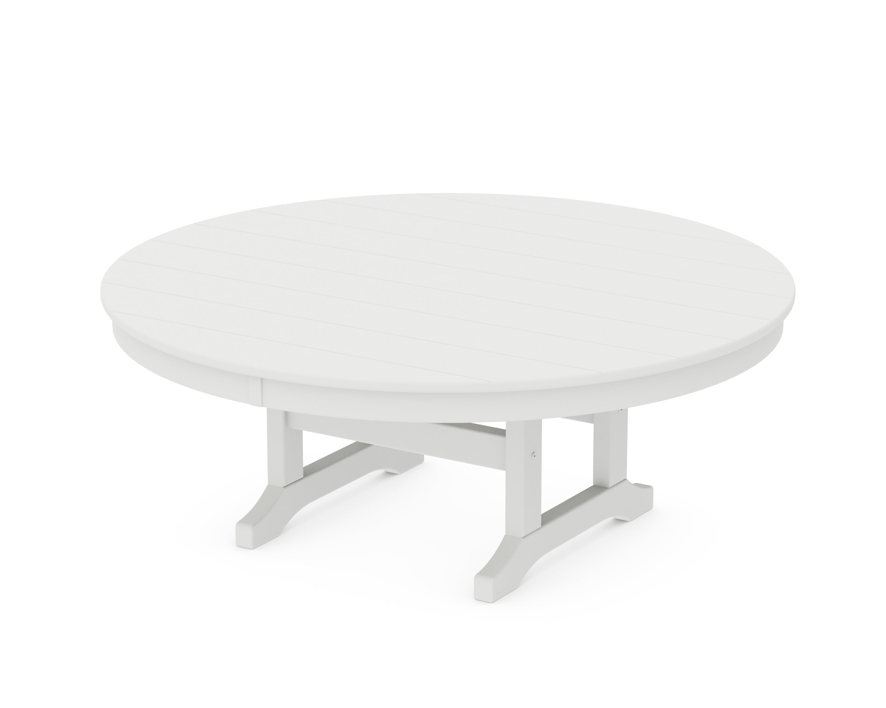 POLYWOOD® Round 48" Conversation Table in White