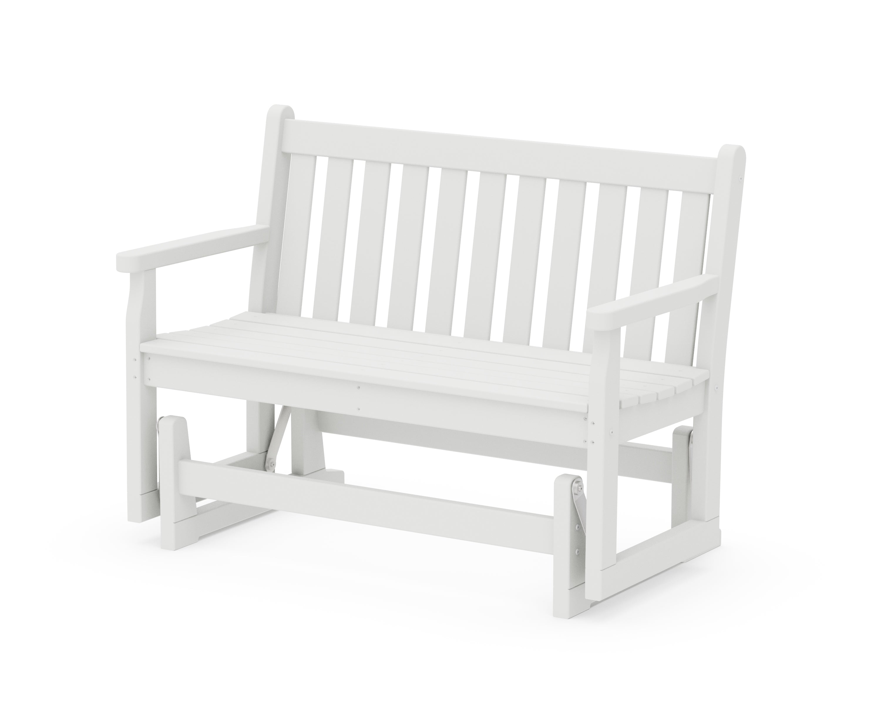POLYWOOD® Traditional Garden 48" Glider in White