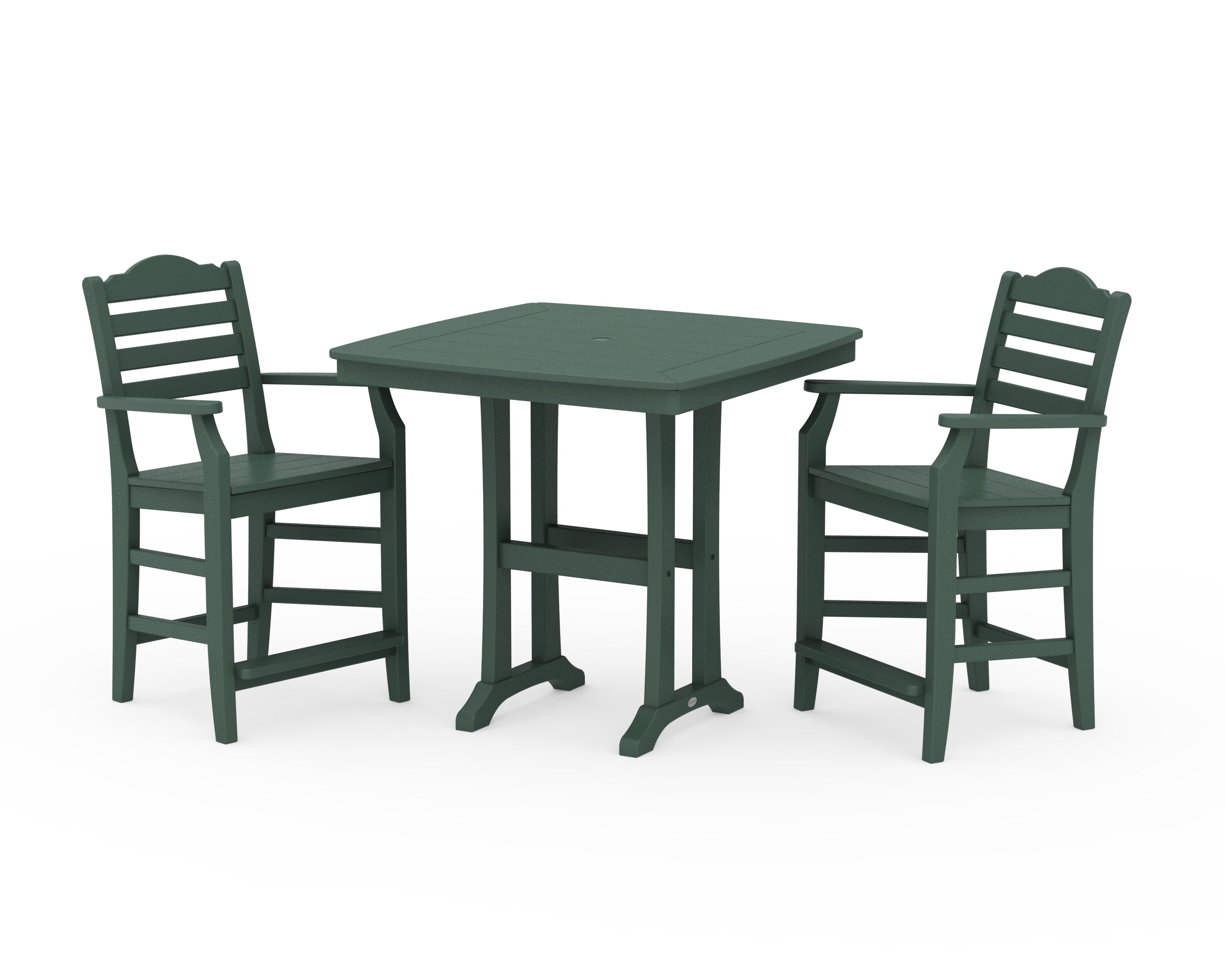 Draper James™ by POLYWOOD® Savannah 3-Piece Counter Set with Trestle Legs in Green