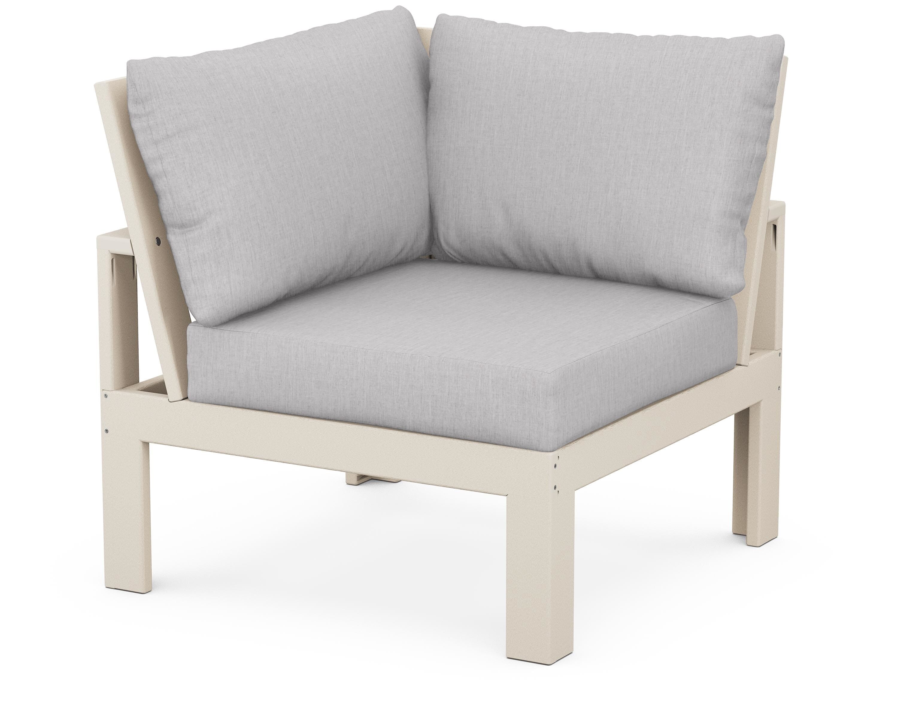 Unbranded Modular Corner Chair in Sand / Granite