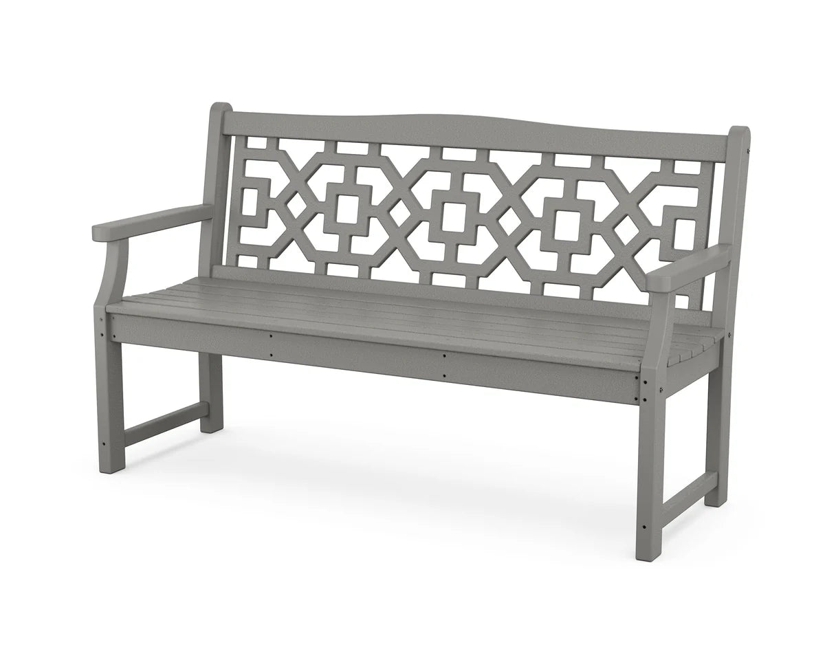 Chinoiserie 60" Garden Bench
