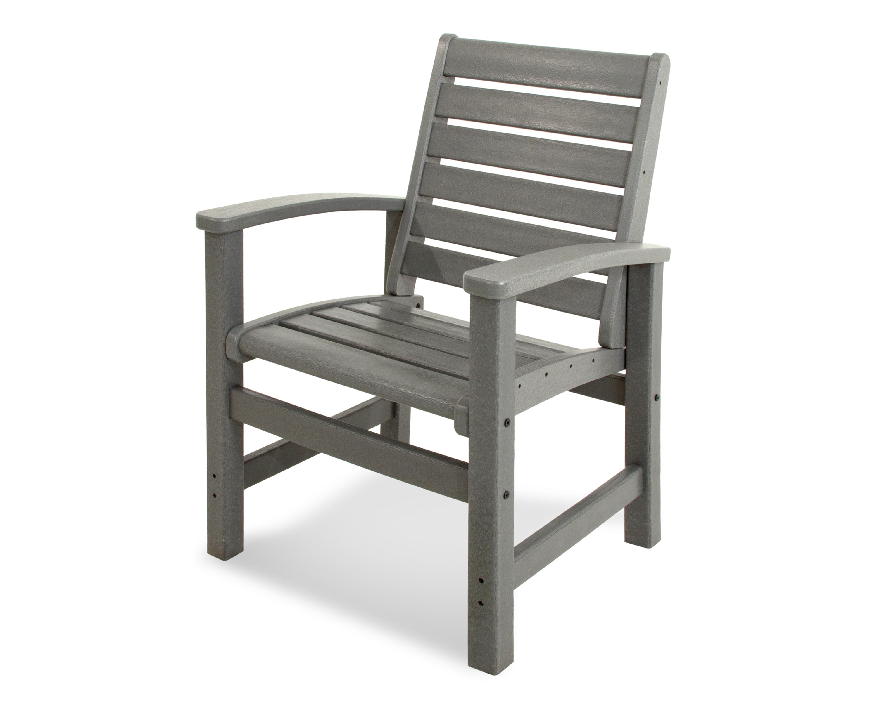 POLYWOOD® Signature Dining Chair in Slate Grey