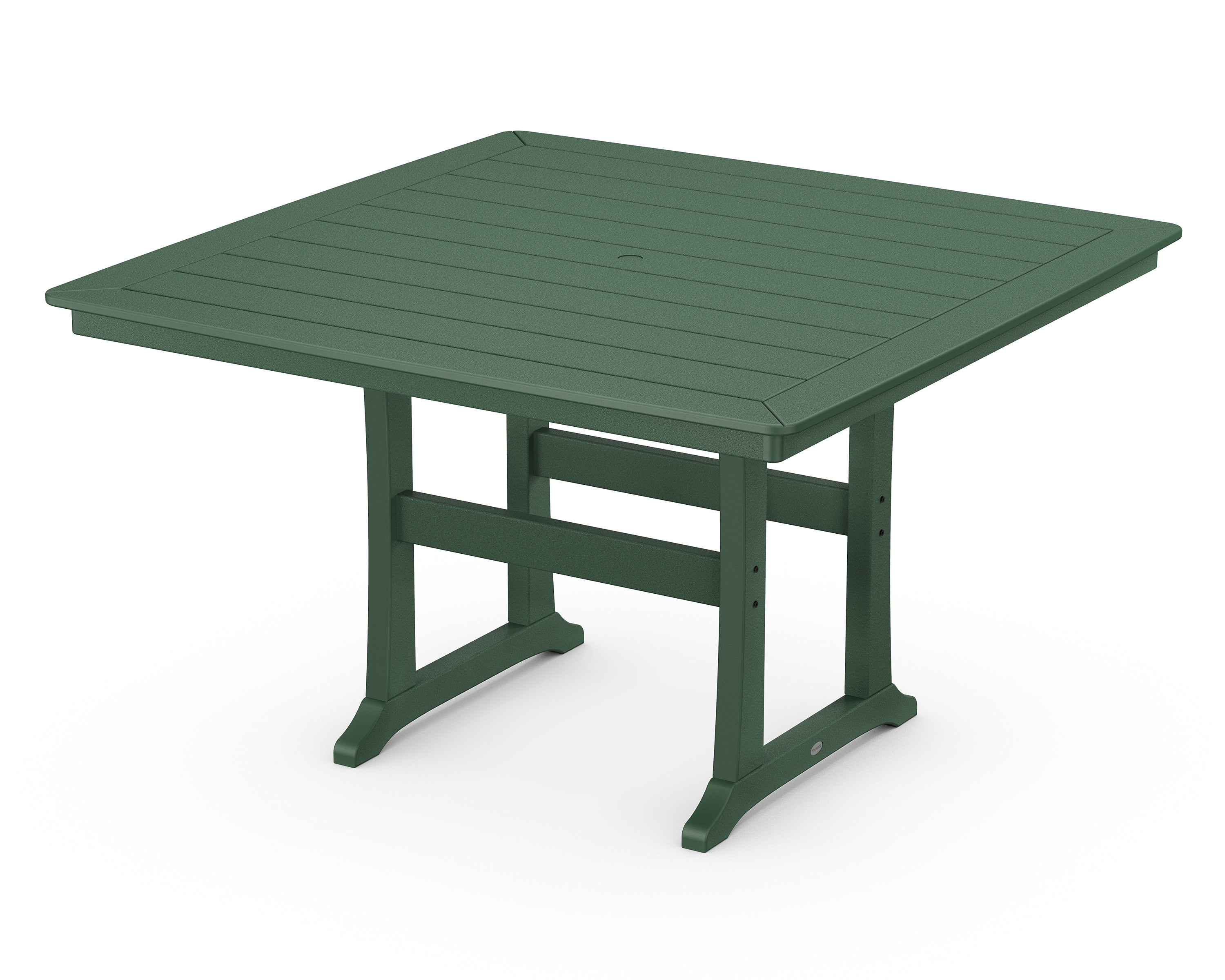 POLYWOOD® Nautical Trestle 59" Counter Table in Green
