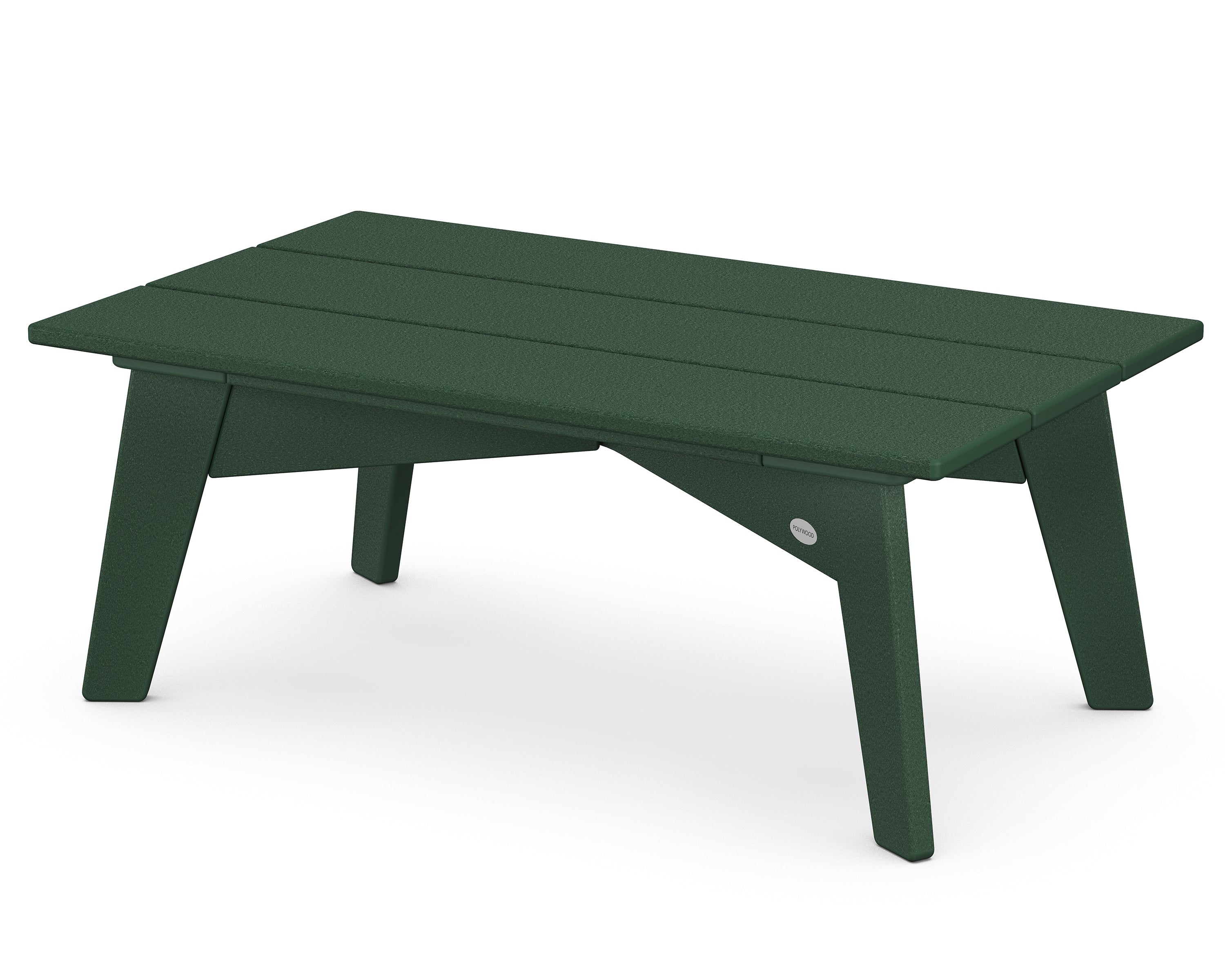 POLYWOOD® Riviera Modern Coffee Table in Green