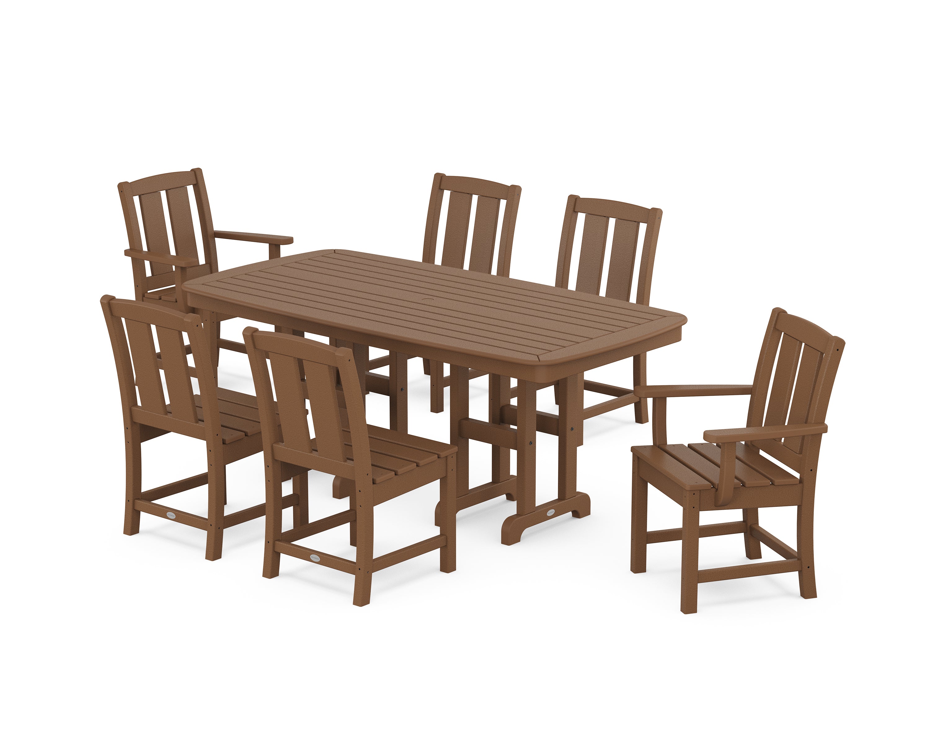 POLYWOOD® Mission 7-Piece Dining Set in Teak