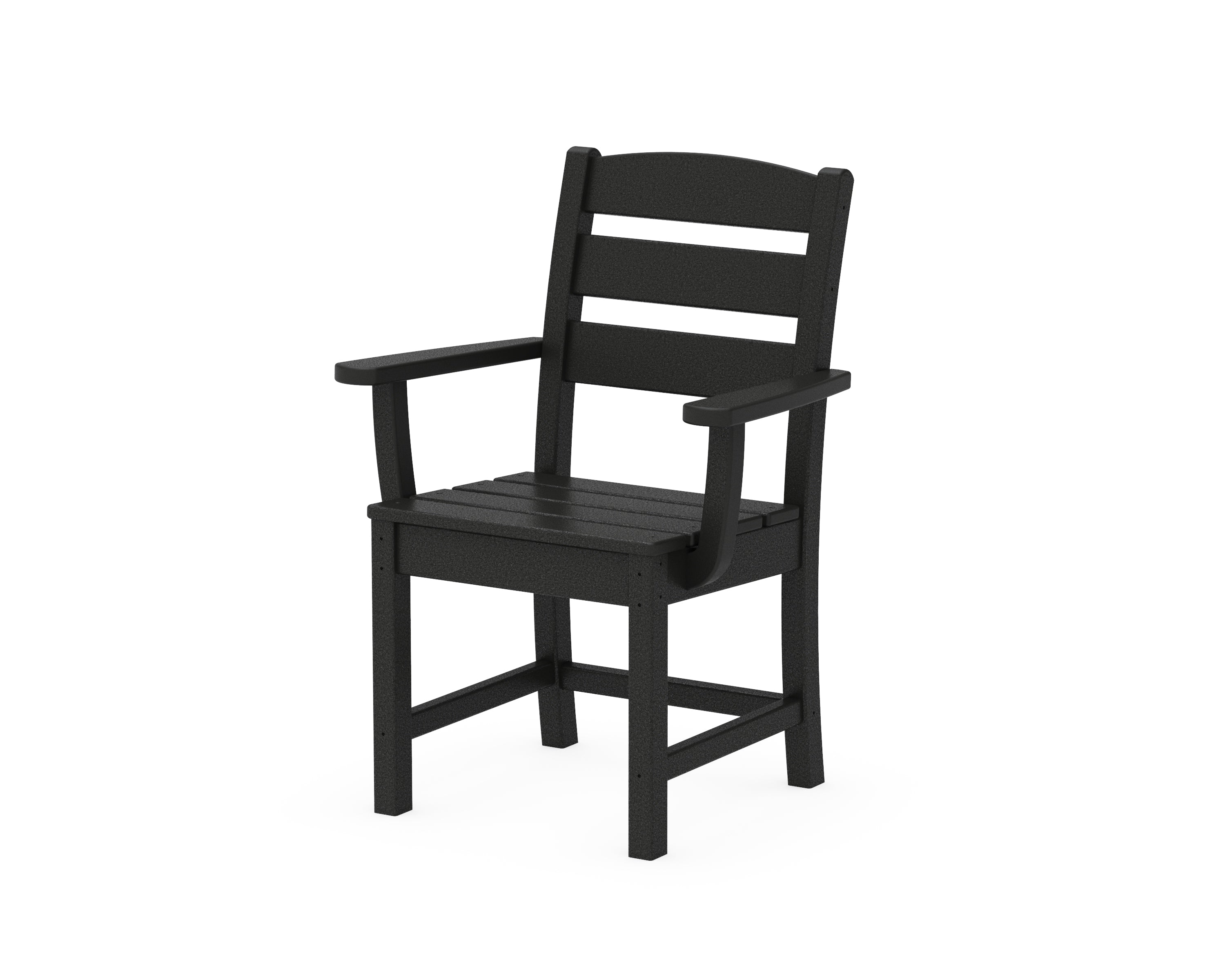 POLYWOOD® Lakeside Dining Arm Chair in Black
