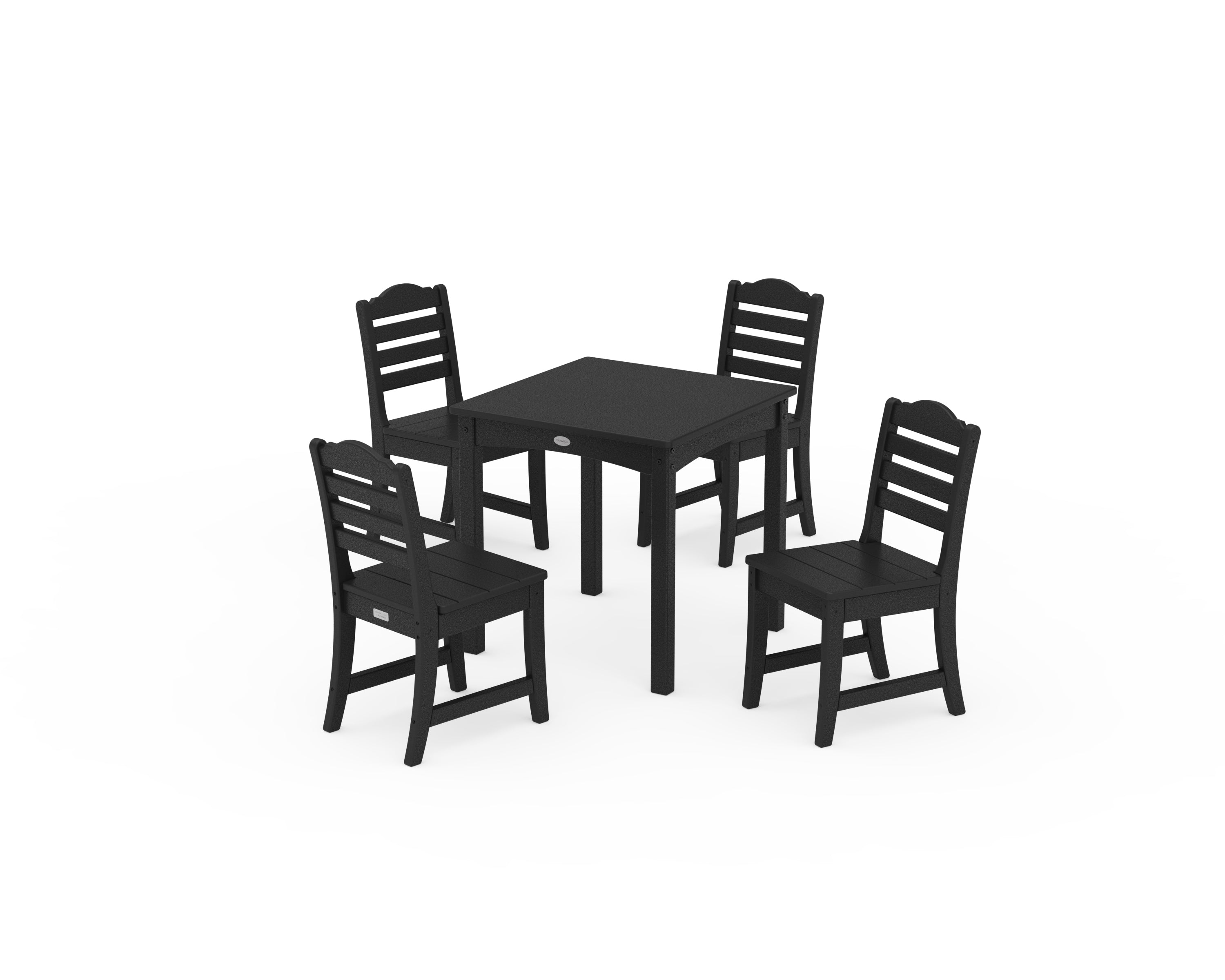 POLYWOOD® Savannah Kids 5-Piece Dining Set in Black