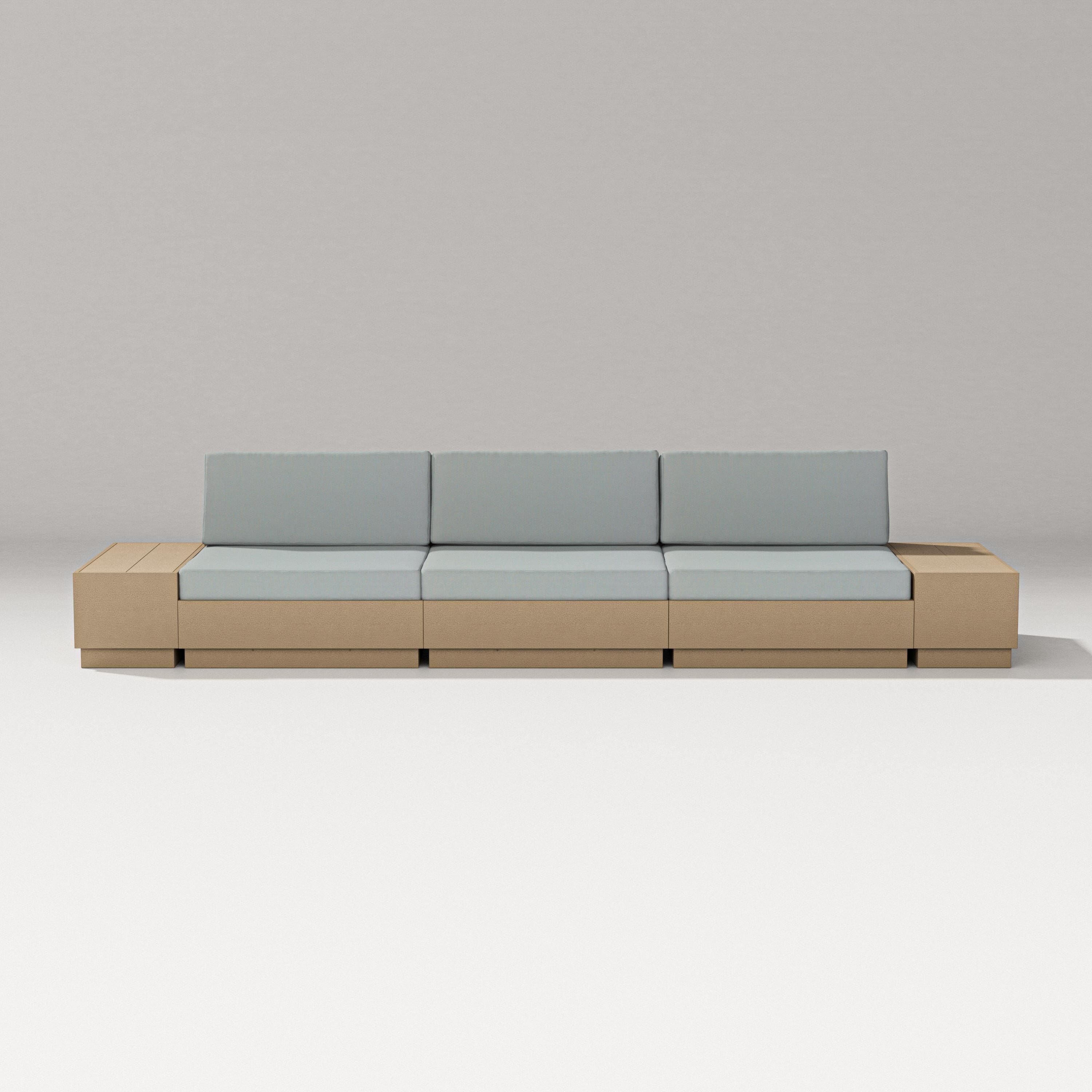 PW Designer Series Elevate Straight Sectional in Vintage Sahara / Spa