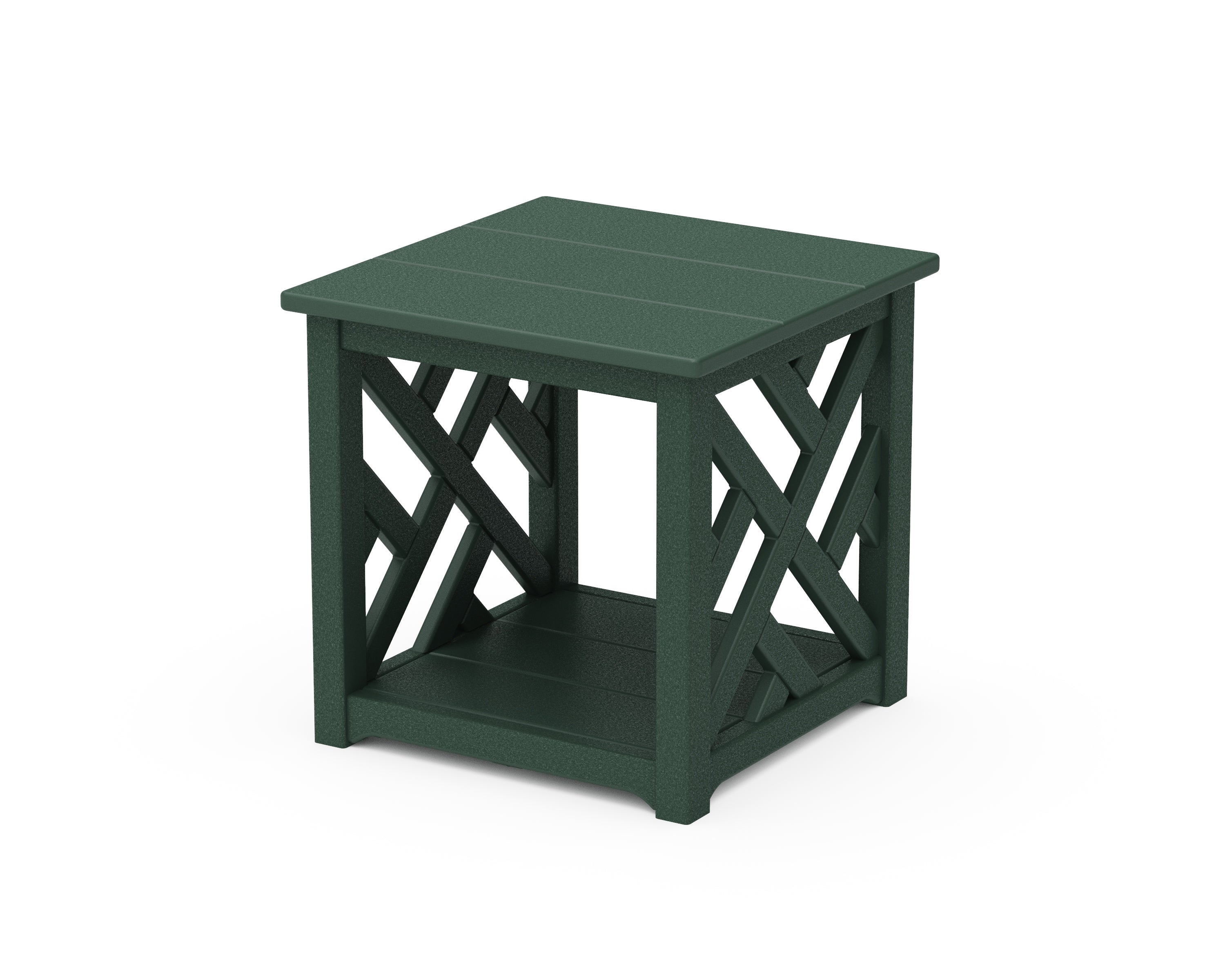 POLYWOOD® Chippendale Accent Table in Green