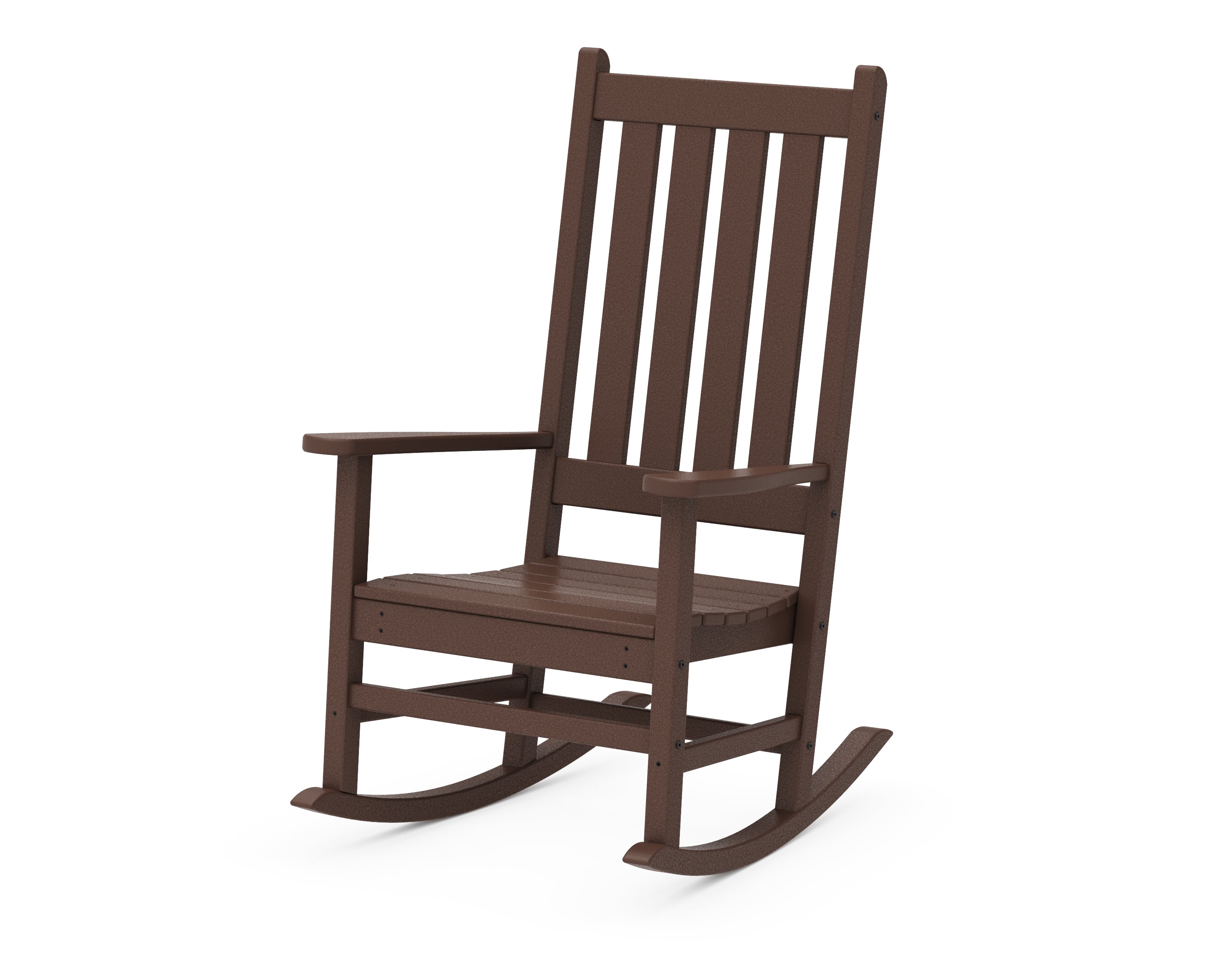 POLYWOOD® Vineyard Porch Rocking Chair in Mahogany