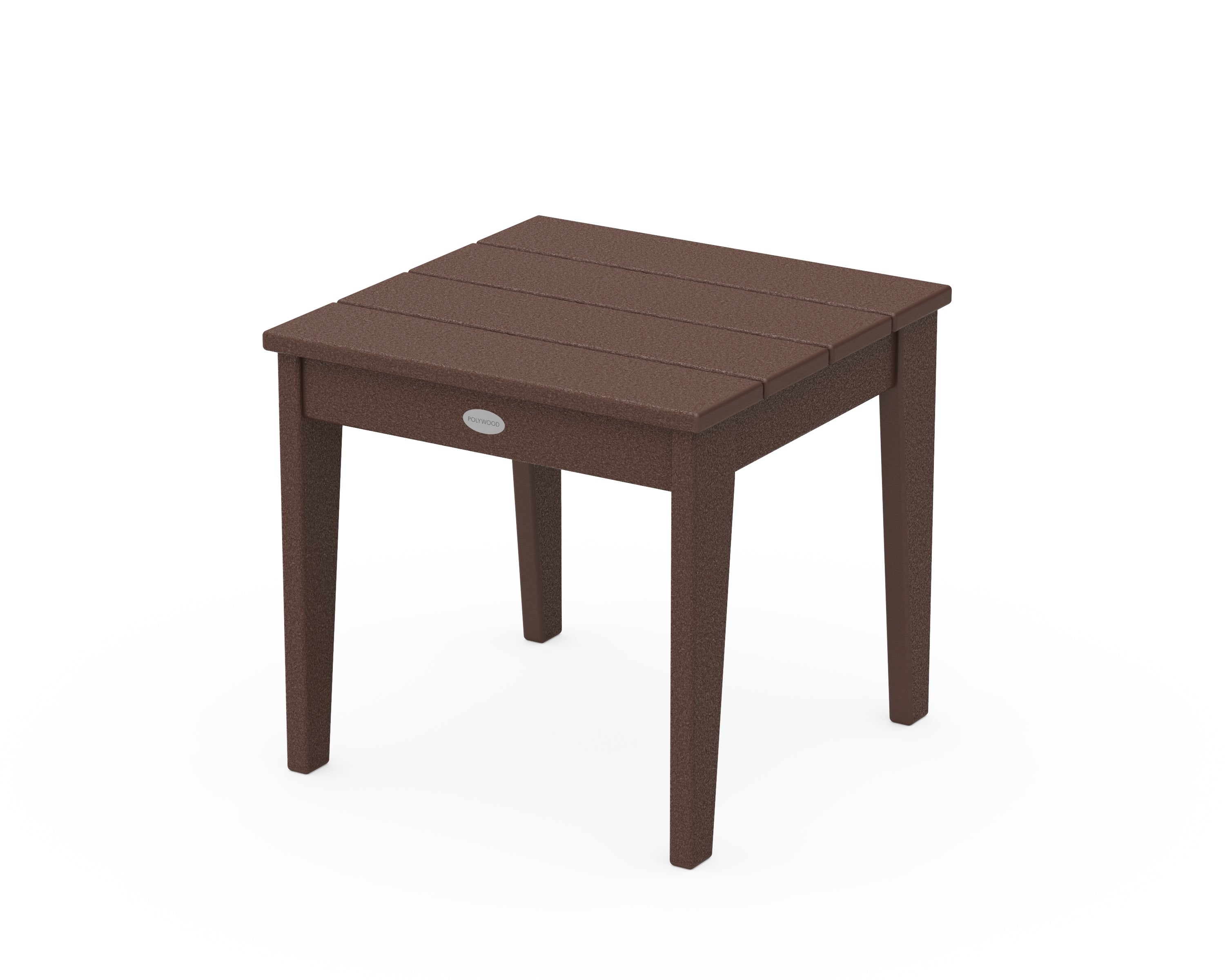 POLYWOOD® Newport 18" Side Table in Mahogany