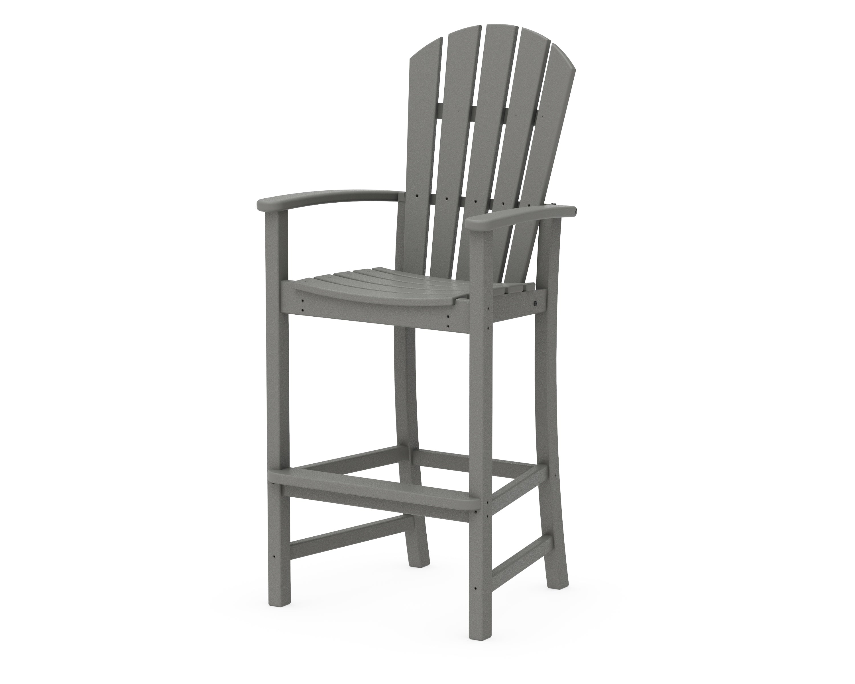 POLYWOOD® Palm Coast Bar Chair in Slate Grey