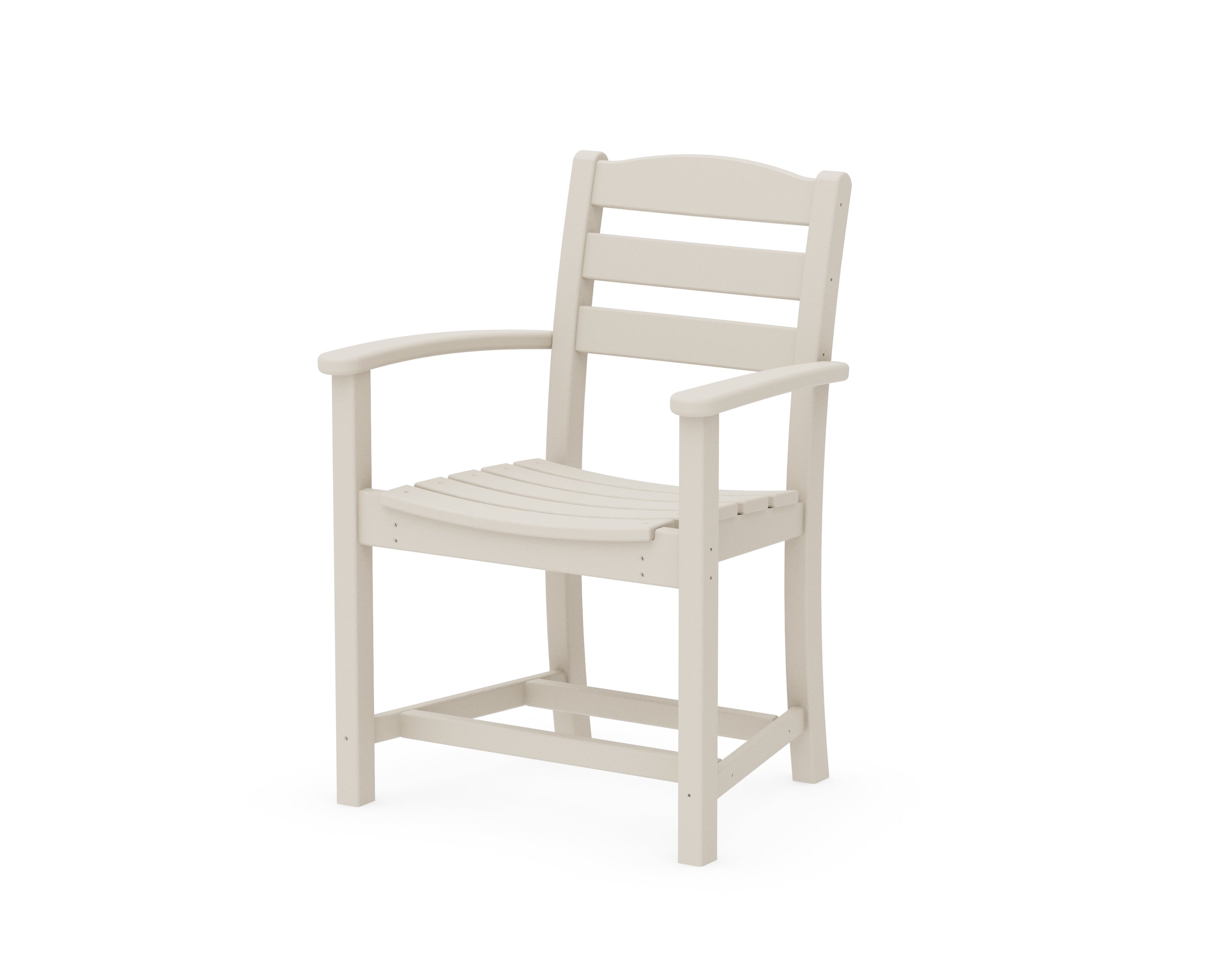 POLYWOOD® La Casa Café Dining Arm Chair in Sand