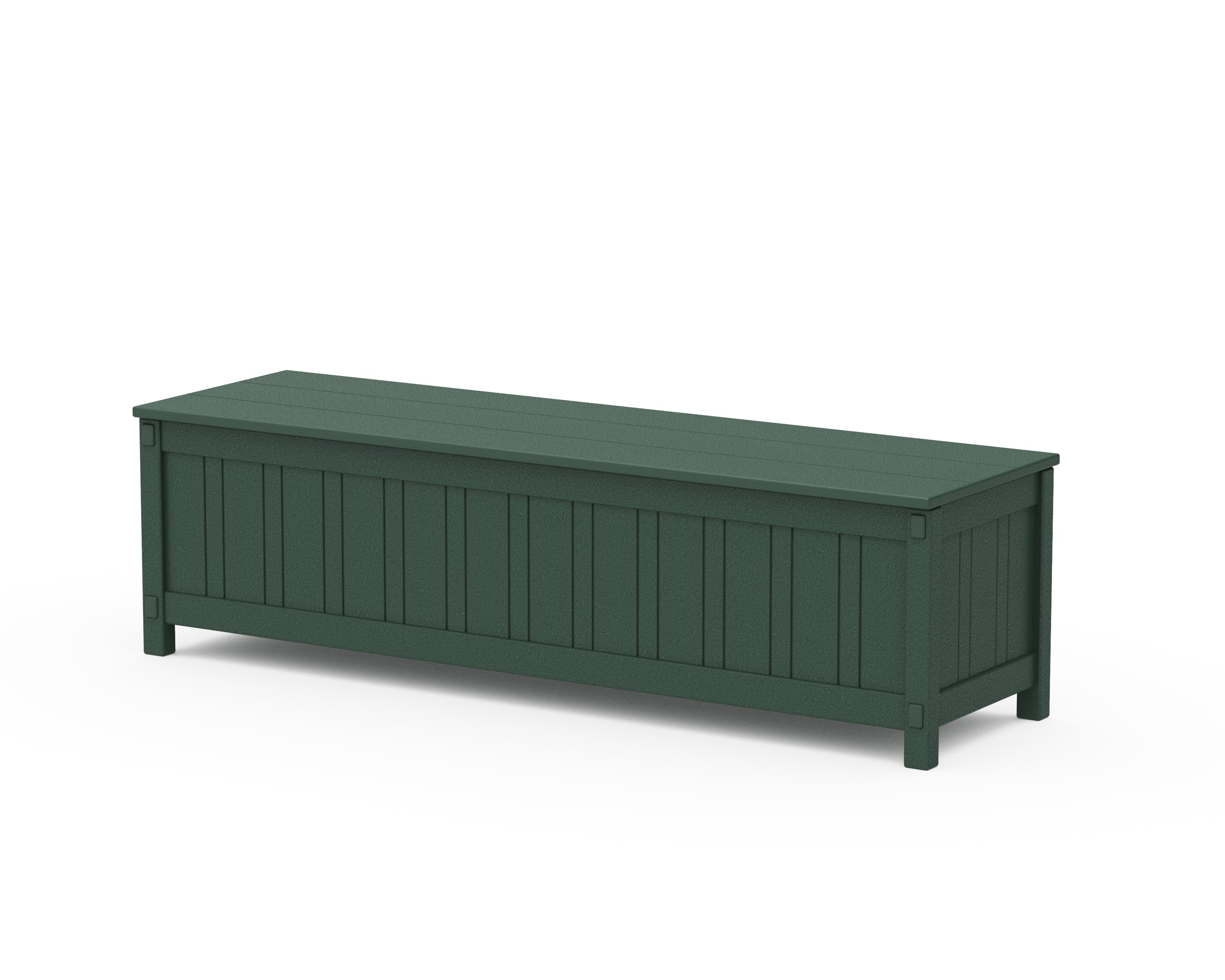 Martha Stewart by POLYWOOD® Acadia 60” Storage Bench in Green