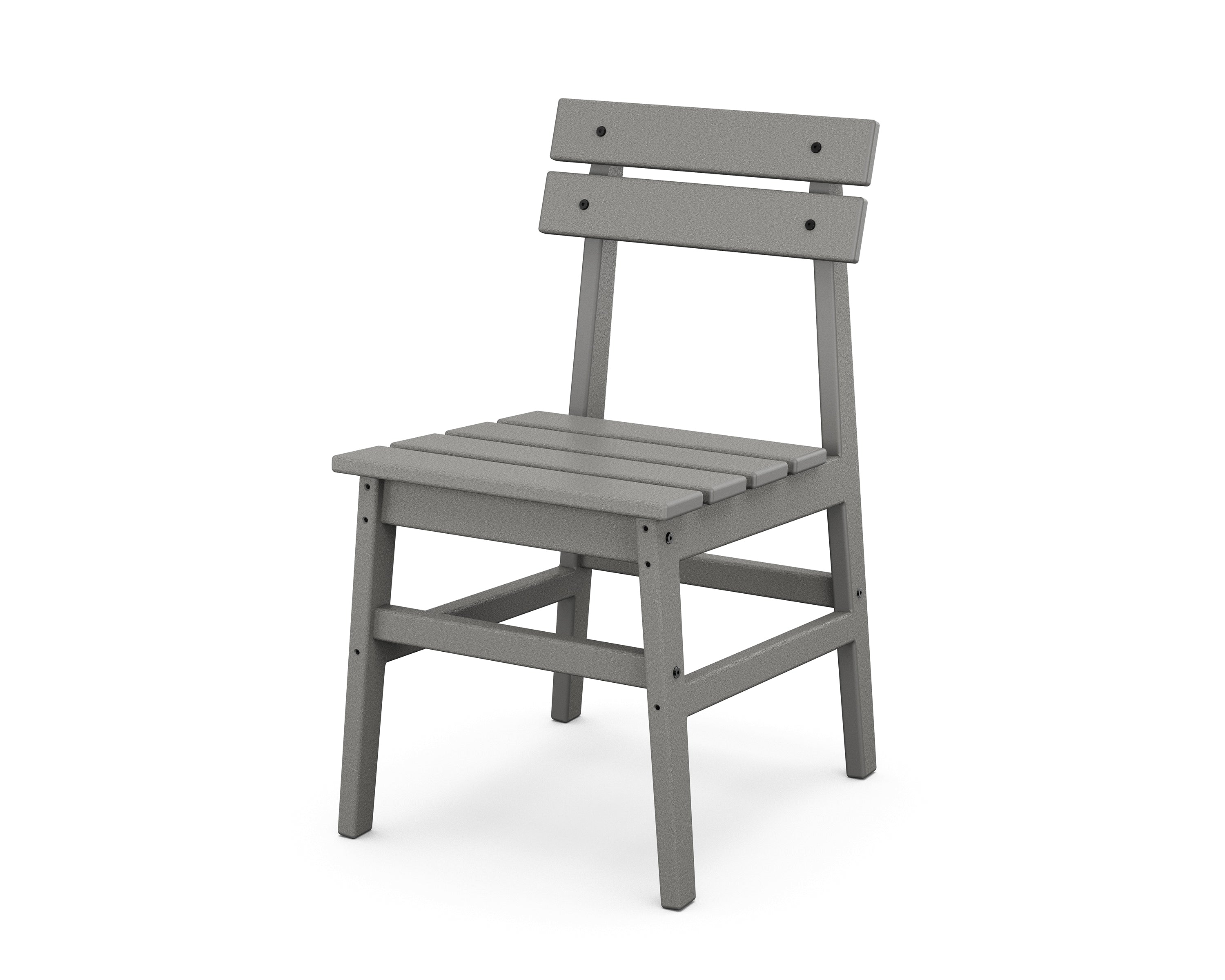 POLYWOOD® Modern Studio Plaza Chair (Single) in Slate Grey
