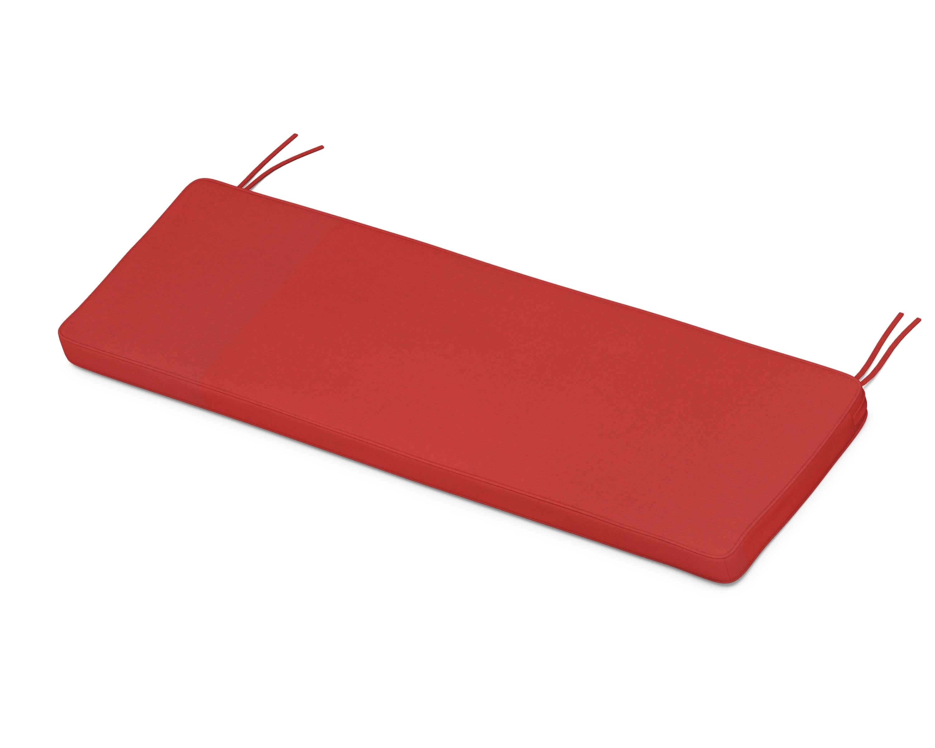 Martha Stewart by POLYWOOD® Chinoiserie Bench Seat Cushion in Crimson Linen