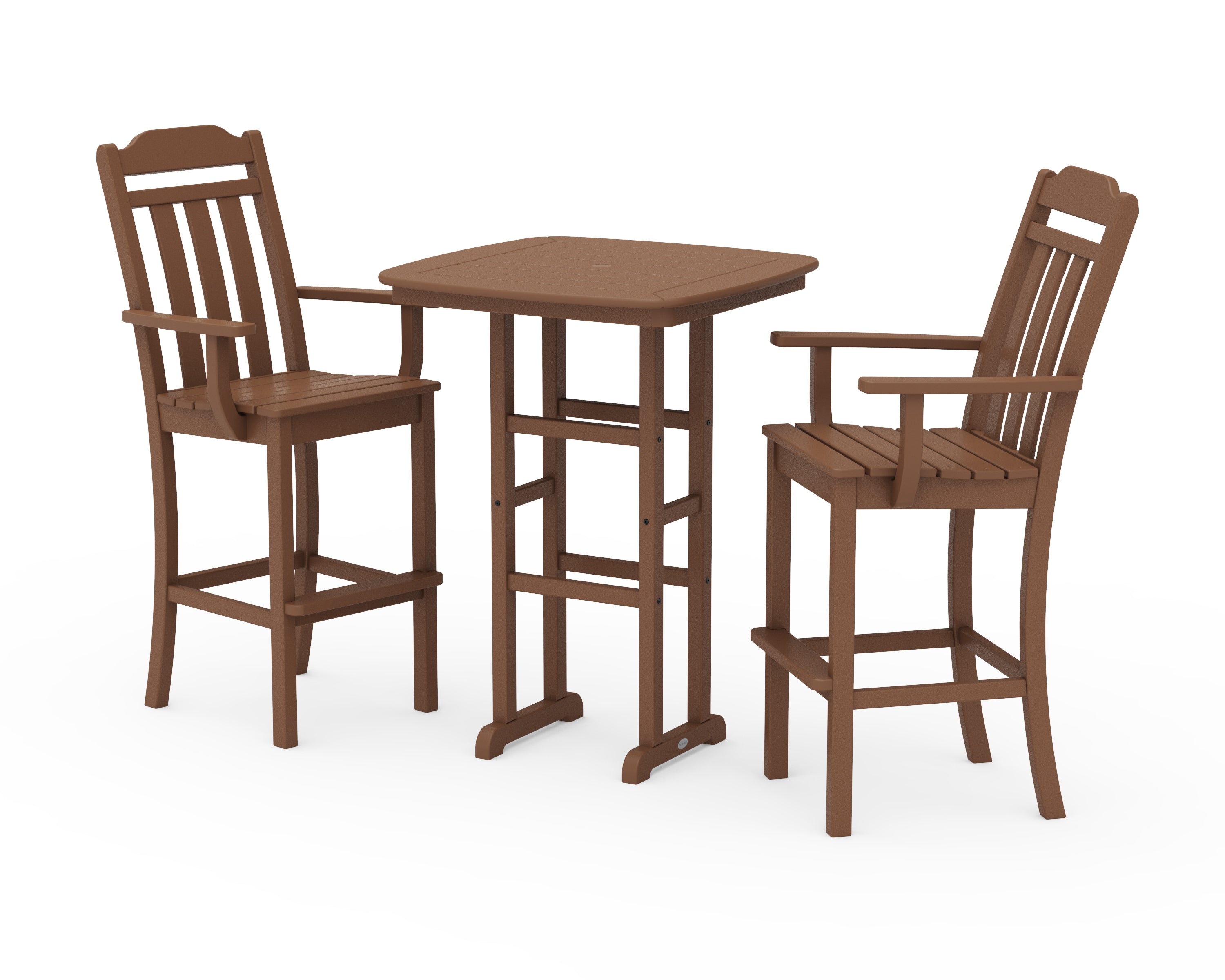 Country Living Cottage 3-Piece Bar Set in Teak
