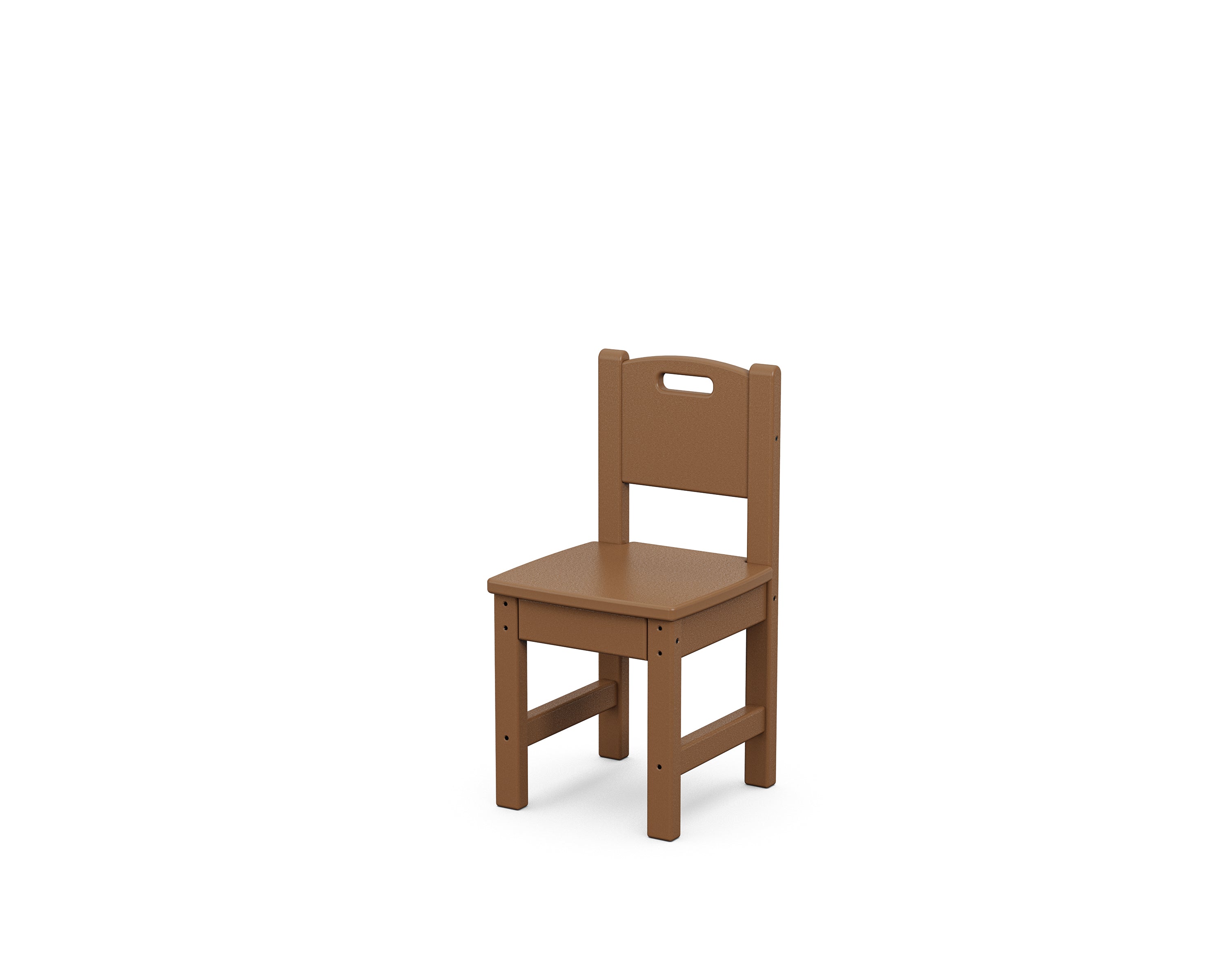 POLYWOOD® Toddler Dining Chair in Teak