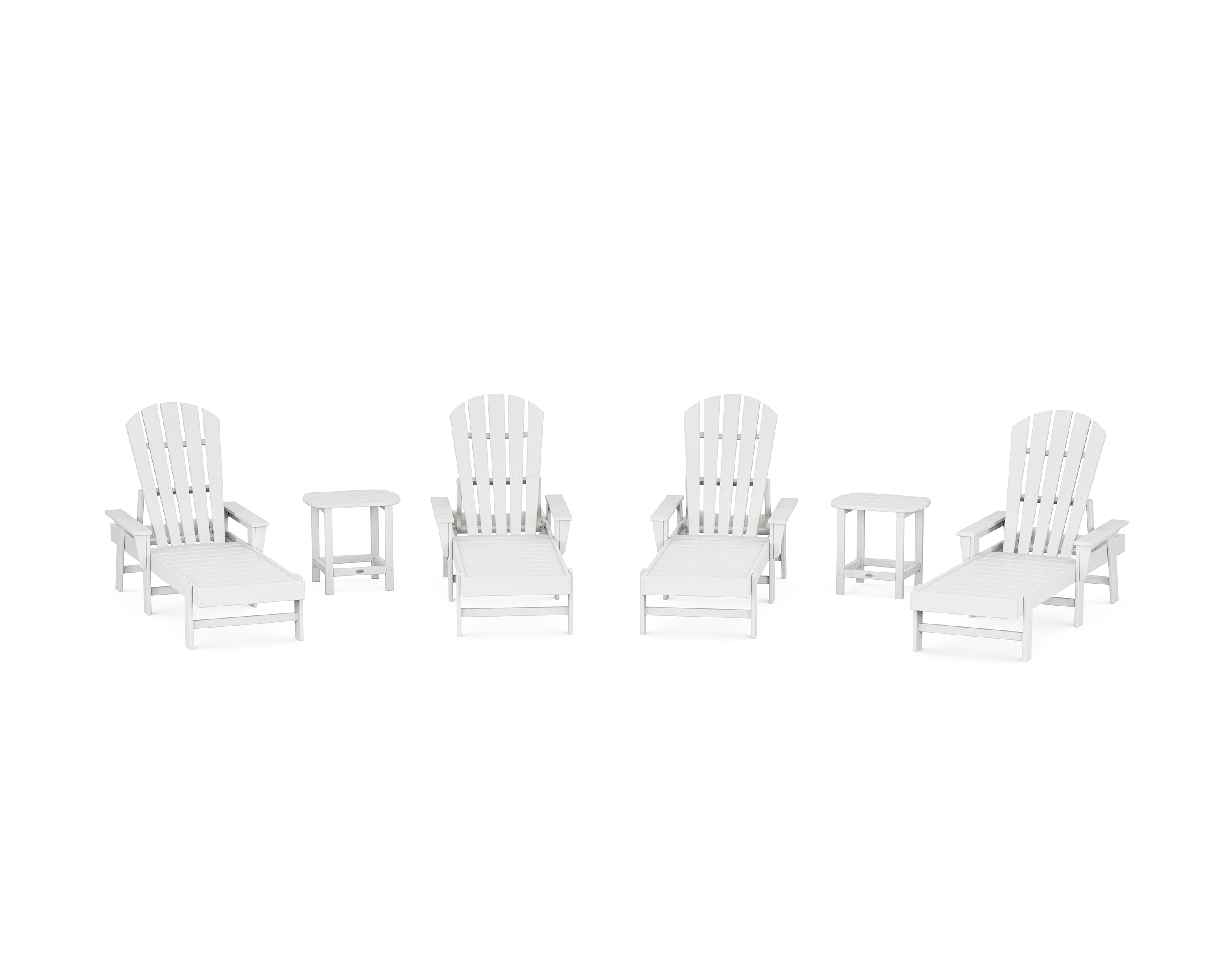 POLYWOOD® South Beach Chaise 6-Piece Set in White