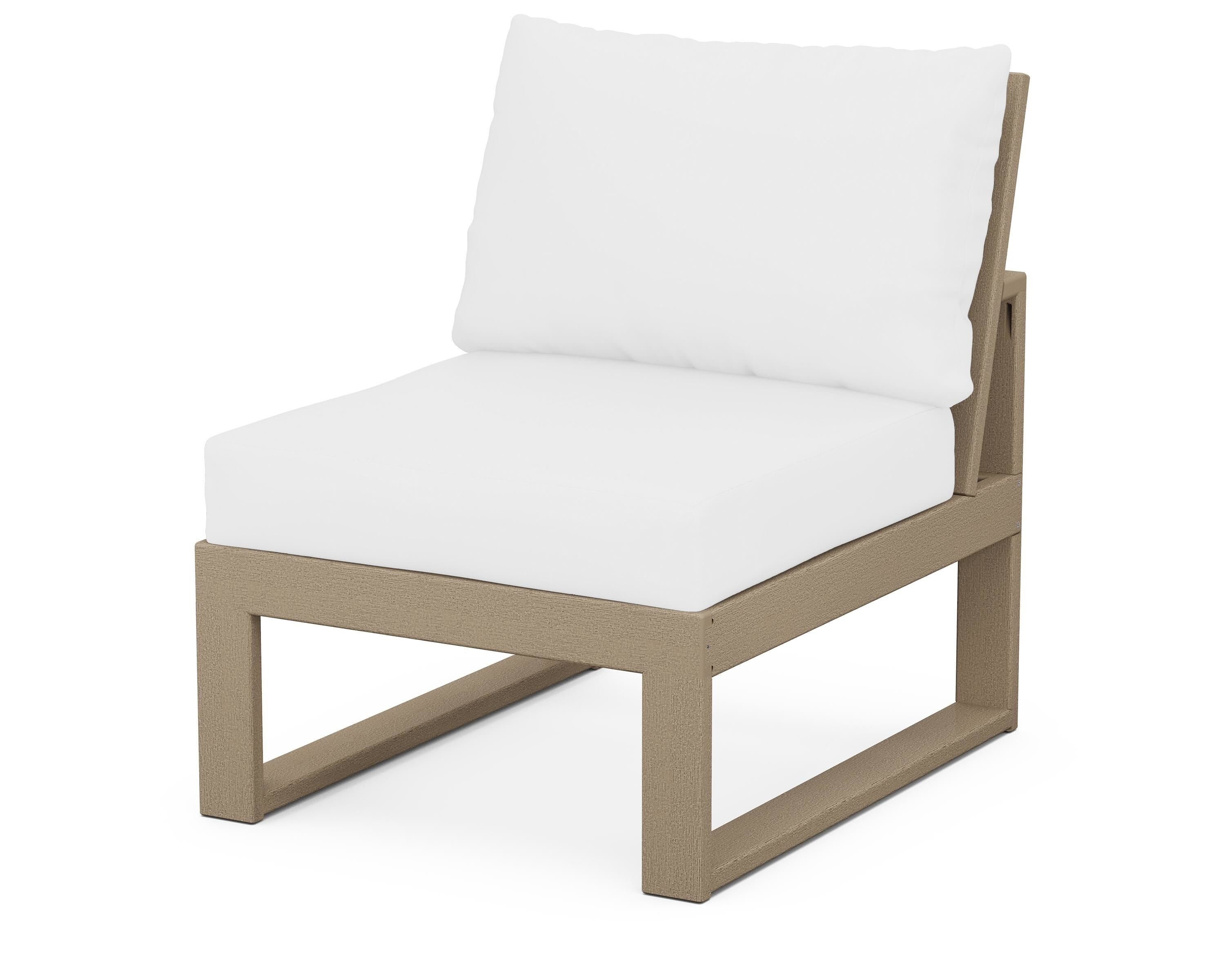Unbranded Modular Armless Chair in Vintage Sahara / Natural