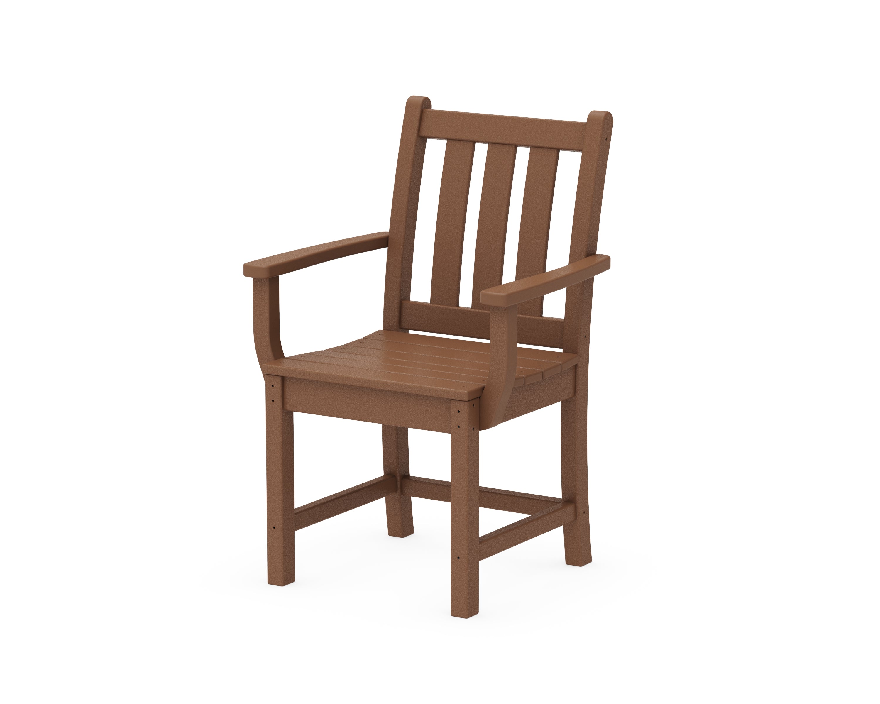 POLYWOOD® Traditional Garden Dining Arm Chair in Teak
