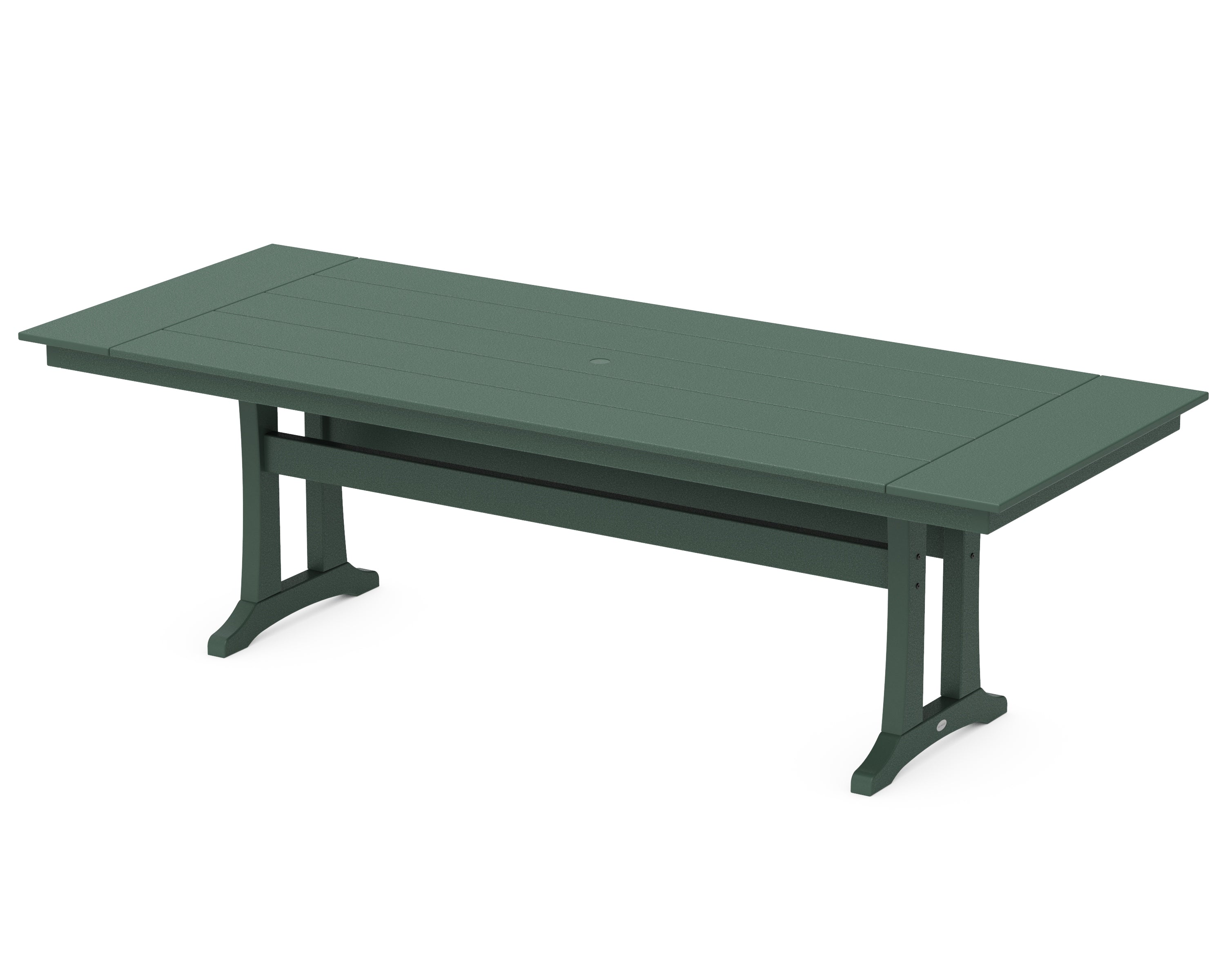 POLYWOOD® Farmhouse Trestle 38" x 96" Dining Table in Green
