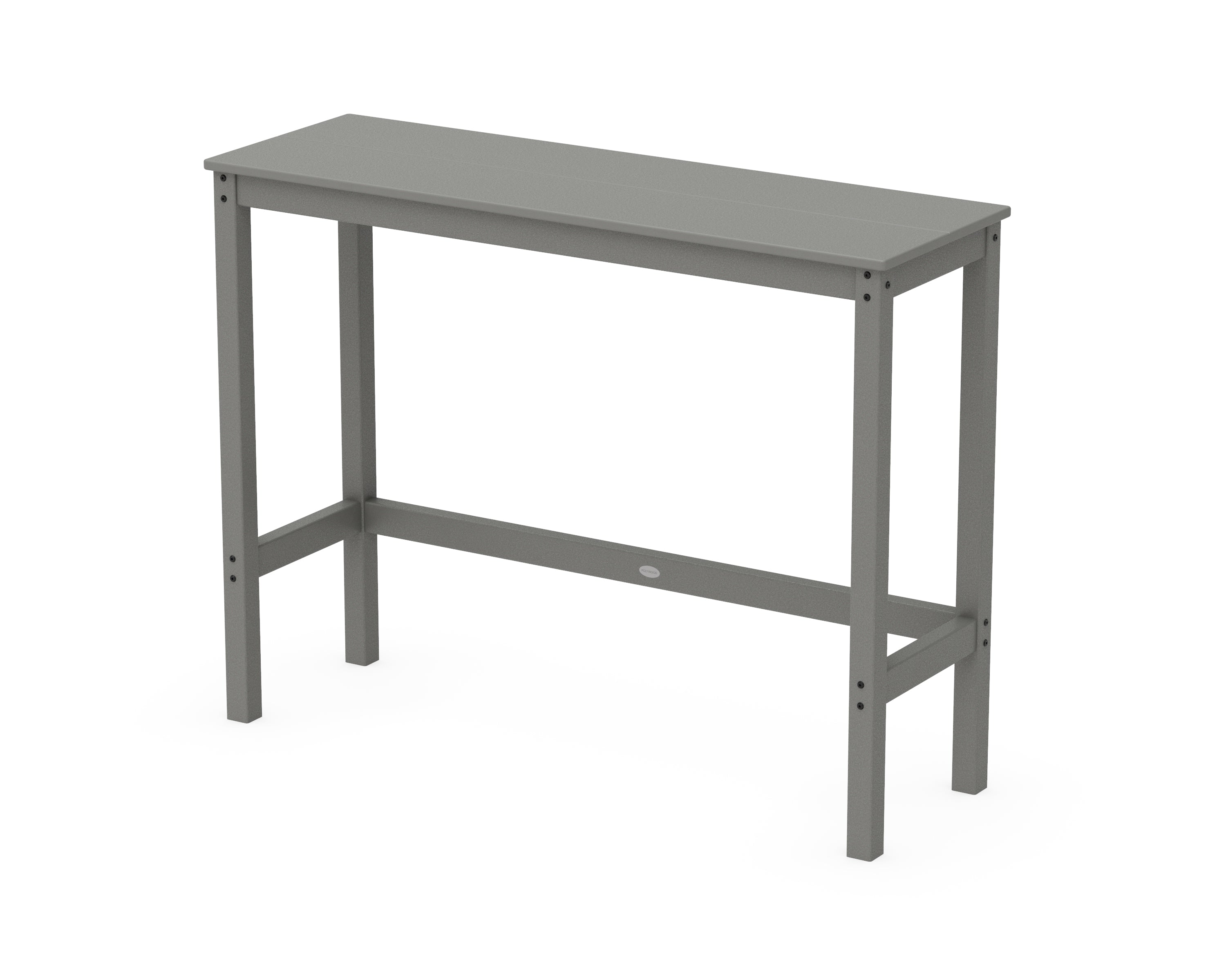 POLYWOOD® Studio Balcony Bar Table in Slate Grey