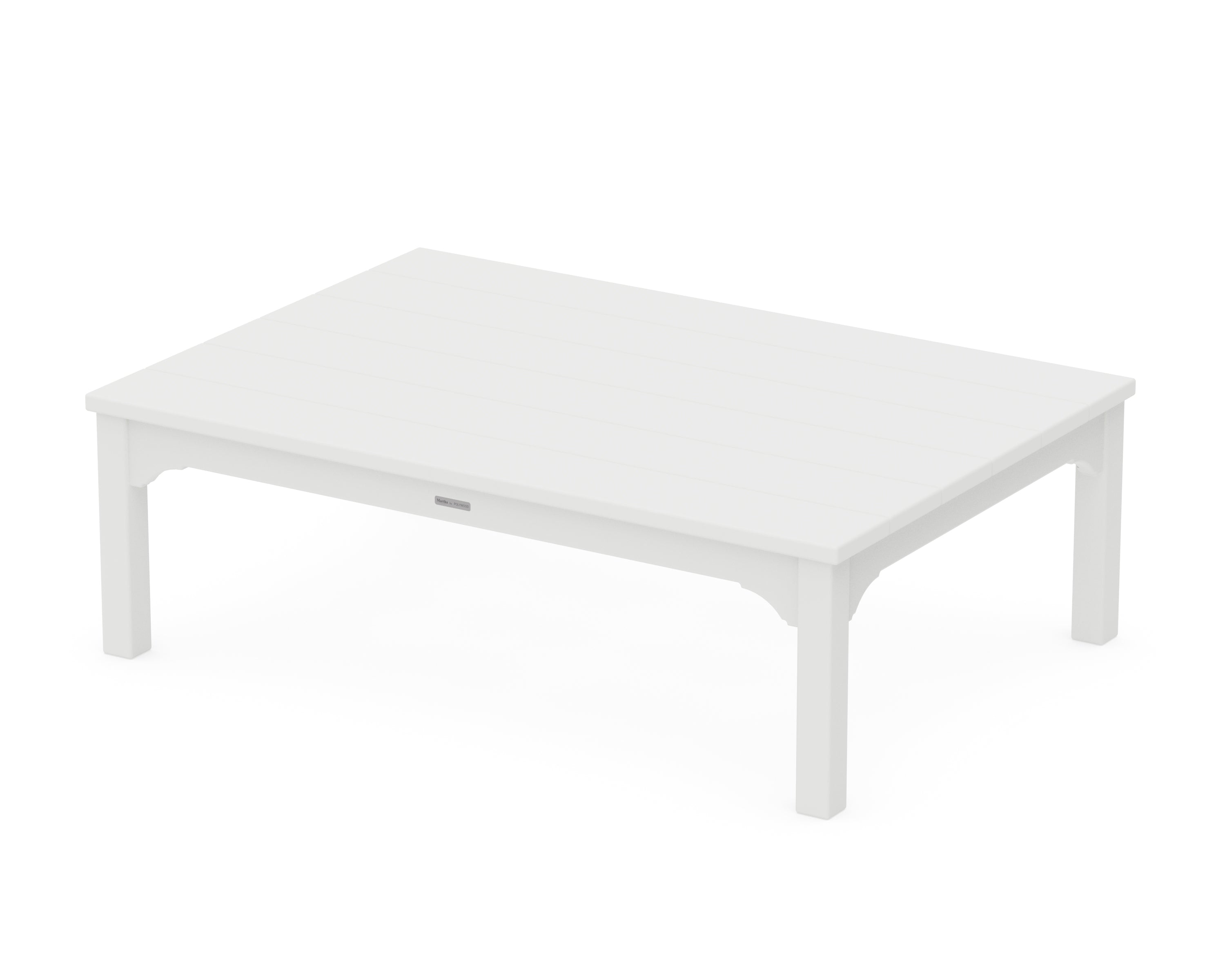 Martha Stewart by POLYWOOD® Chinoiserie Coffee Table in White