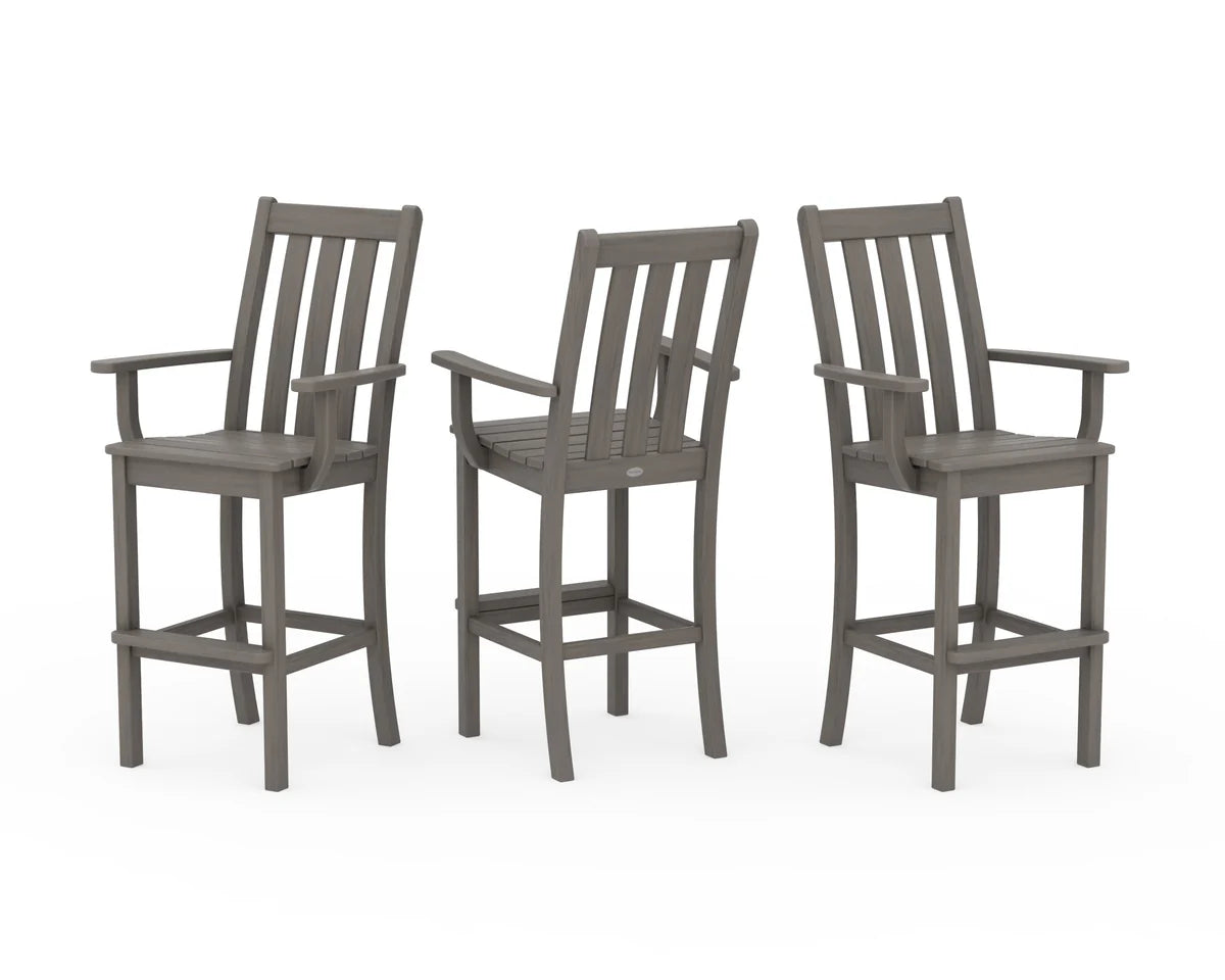 Vineyard Bar Arm Chair 3-Pack