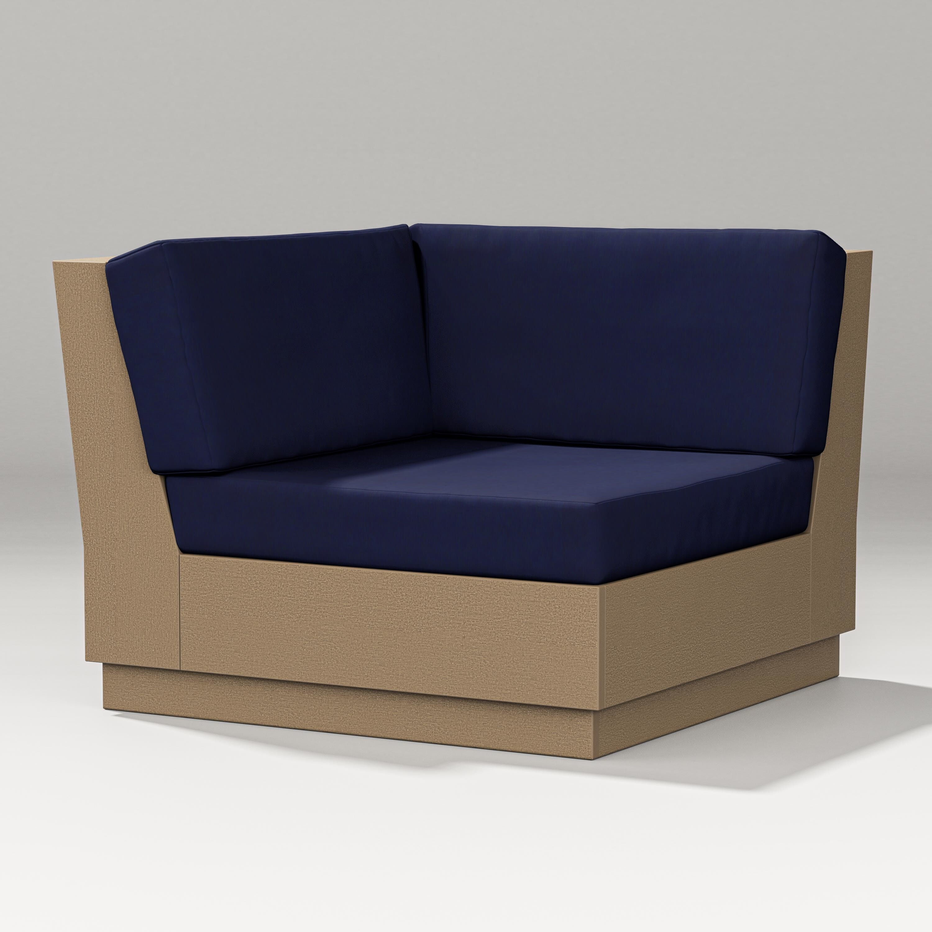 PW Designer Series Elevate Modular Corner Chair in Vintage Sahara / Navy