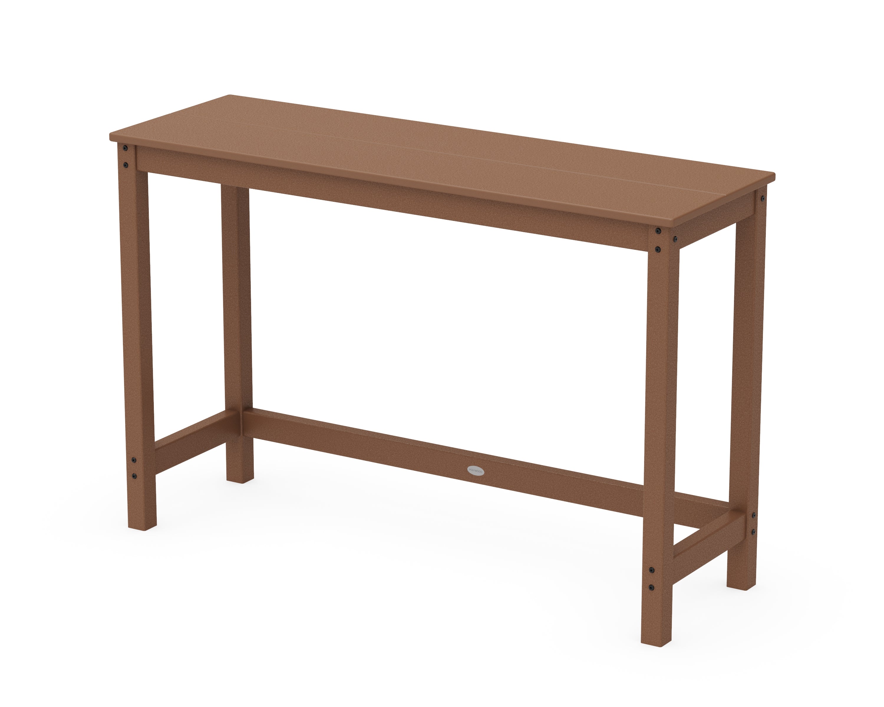 POLYWOOD® Studio Balcony Counter Table in Teak