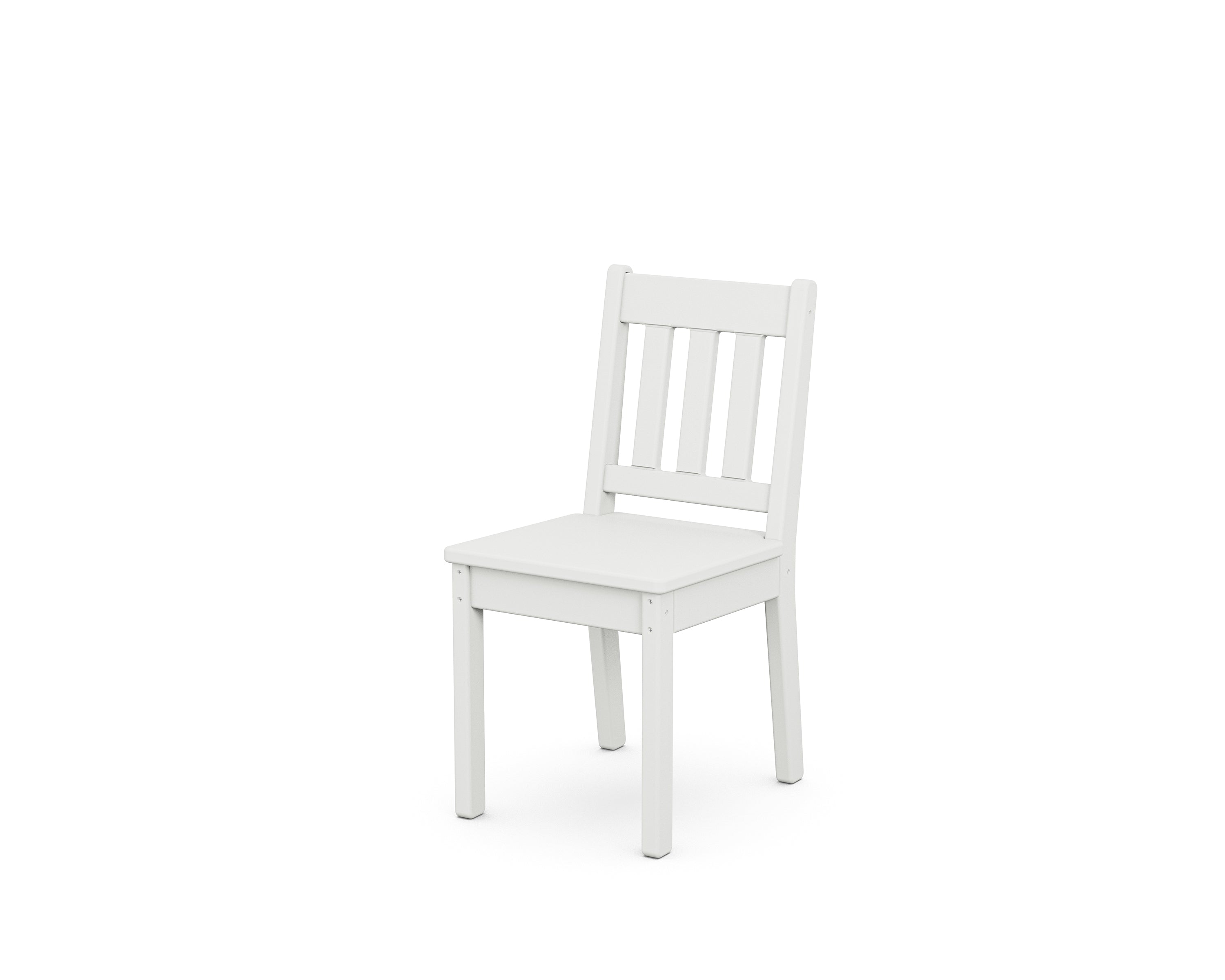 POLYWOOD® Kids Vineyard Dining Chair in White