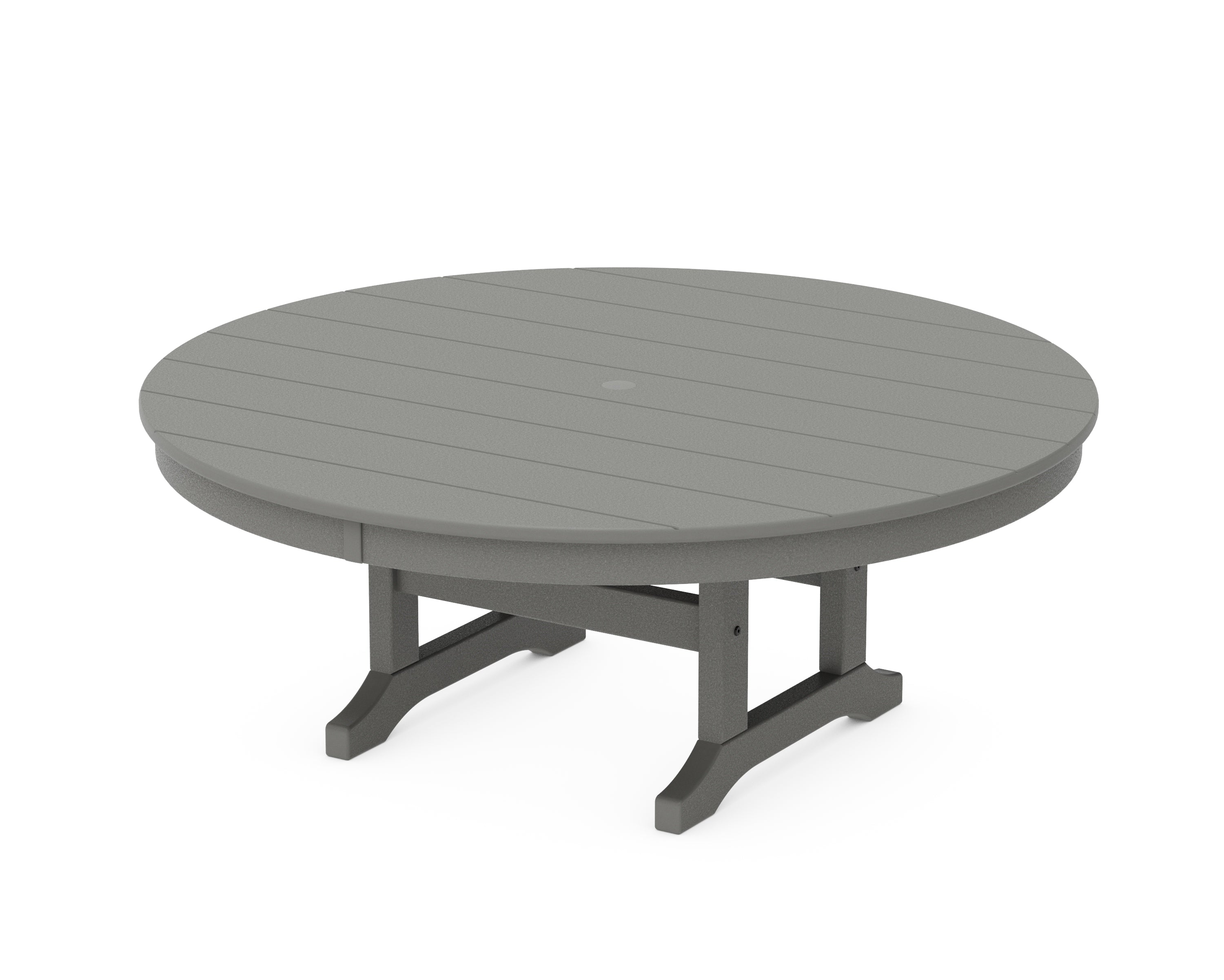 POLYWOOD® Round 48" Conversation Table in Slate Grey