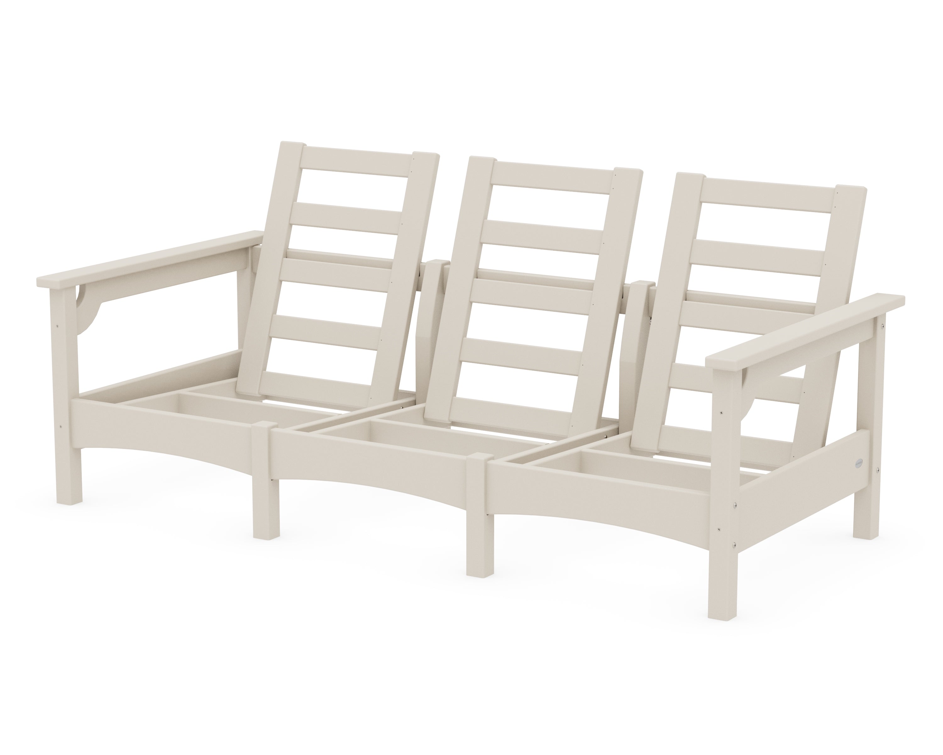 POLYWOOD® Club Sofa Frame in Sand