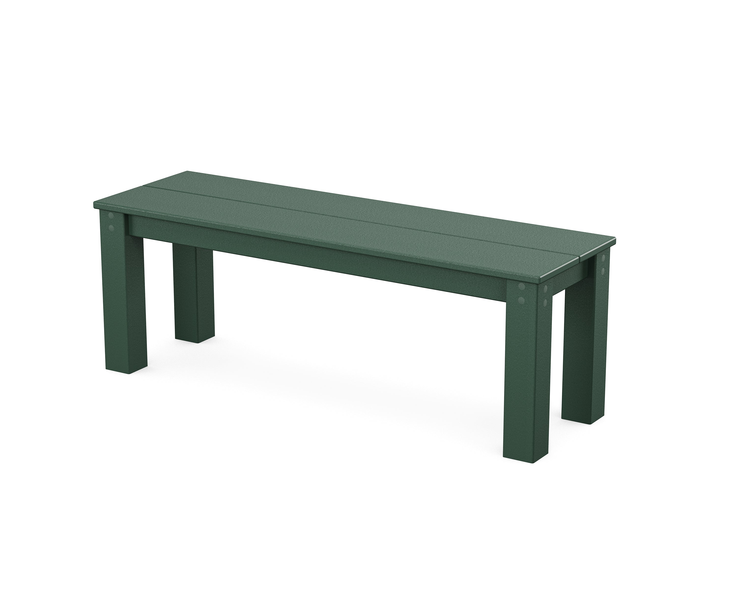 POLYWOOD® Studio Parsons 48" Bench in Green