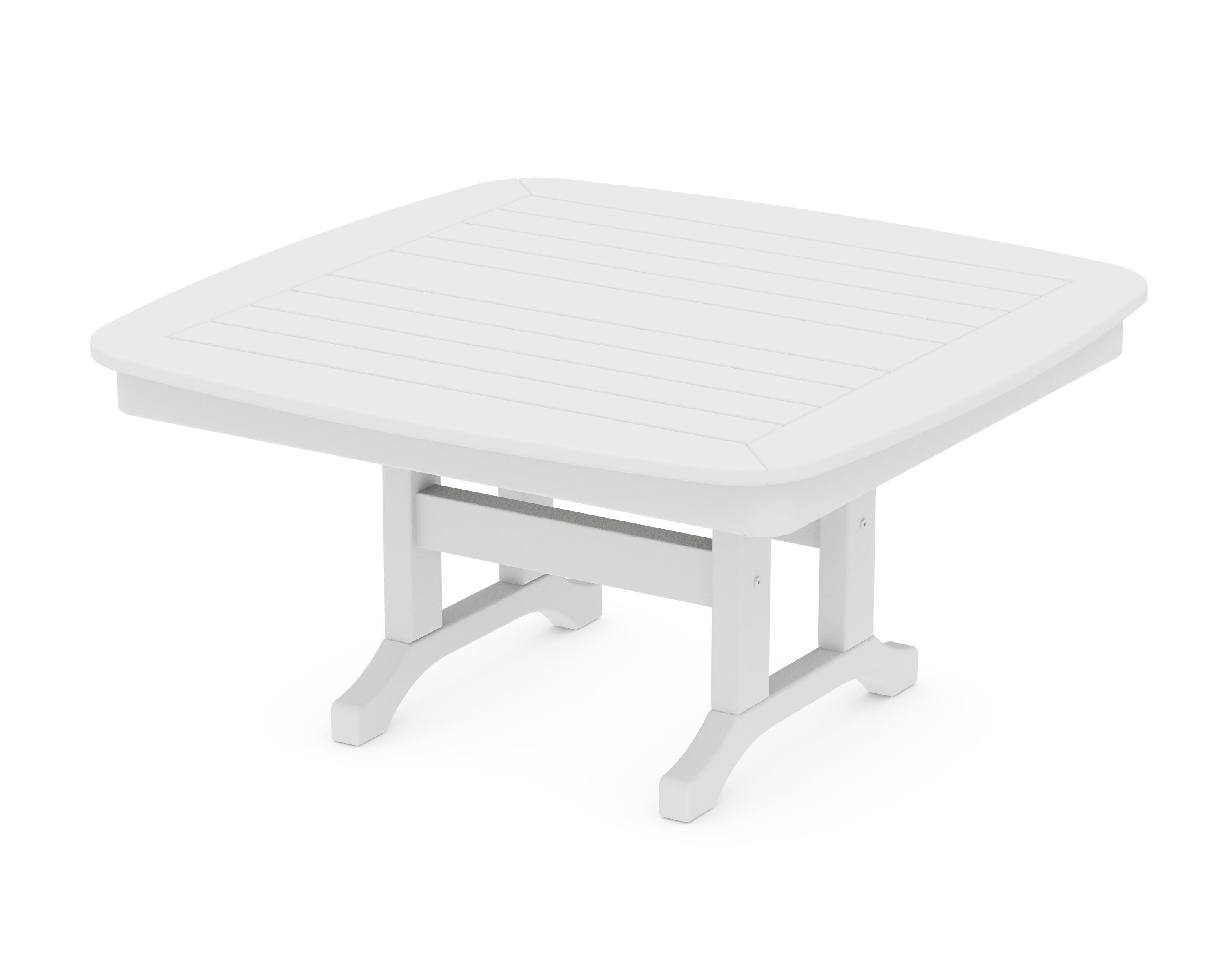 POLYWOOD® Nautical 37" Conversation Table in White